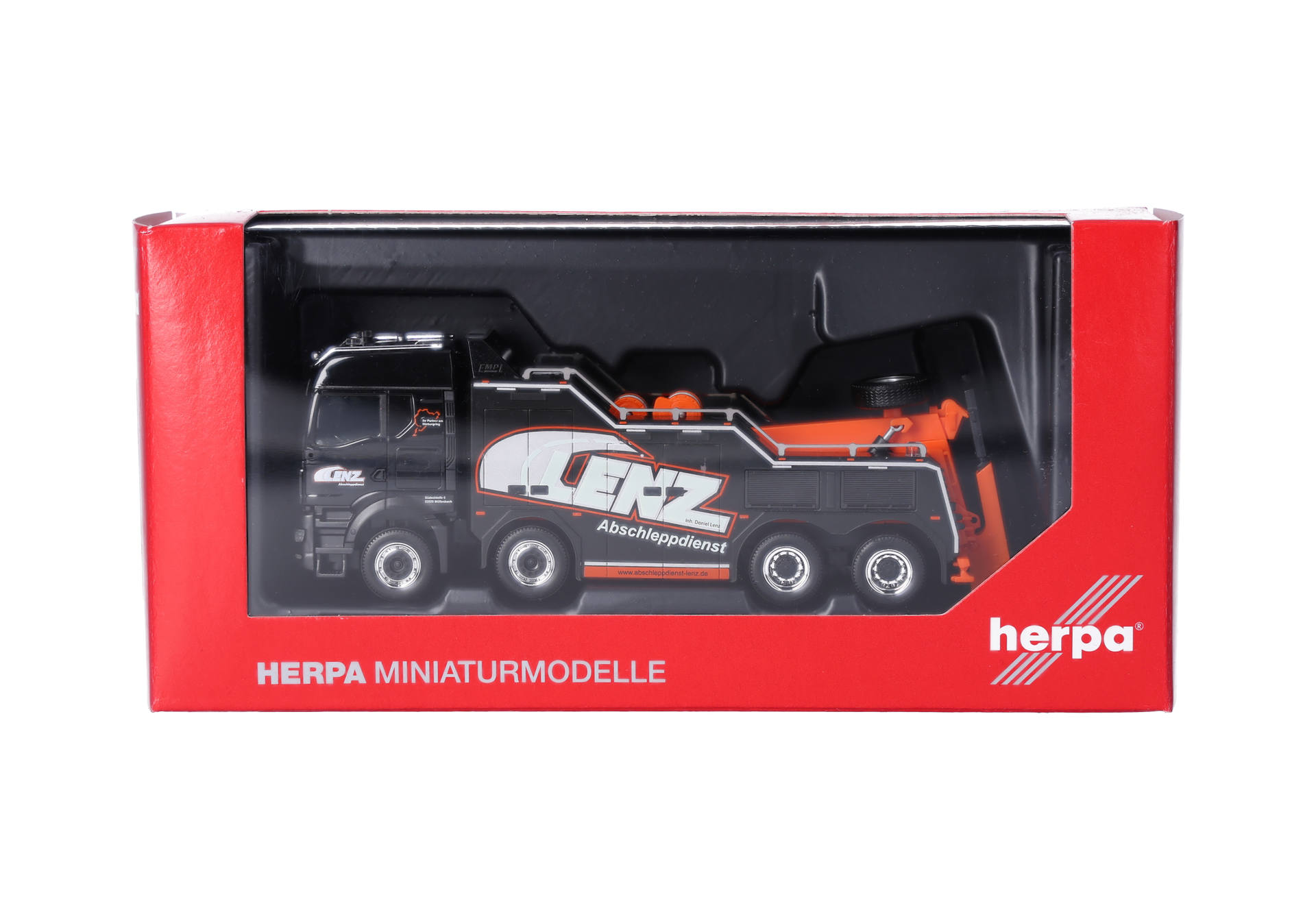 Herpa 320634 | MAN TGS TM Empl Bison Bergefahrzeug | Lenz | 1:87