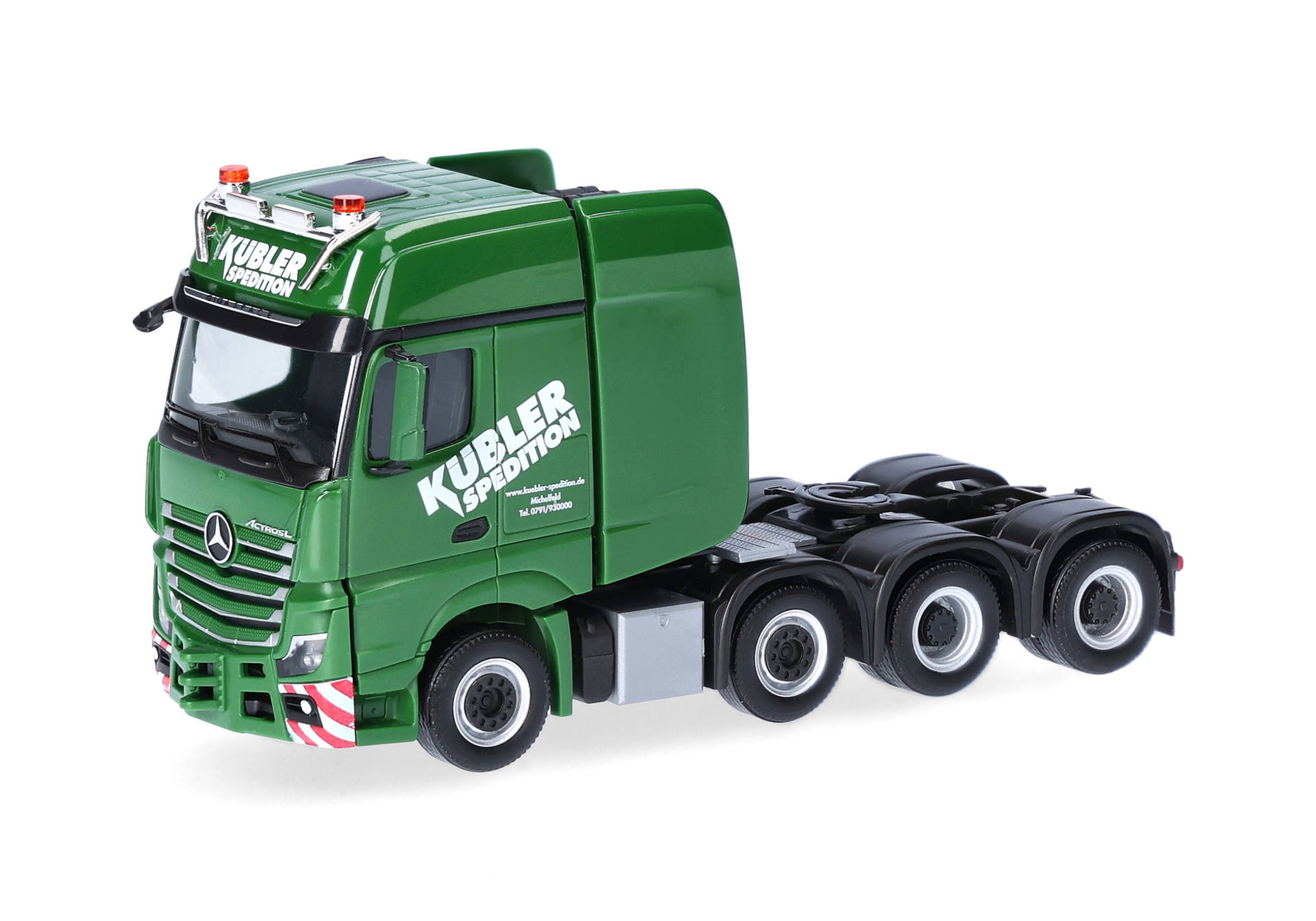 Herpa 321327 | MB Actros L Gigaspace | Schwerlastzugmaschine | 4achs | Kübler | 1:87