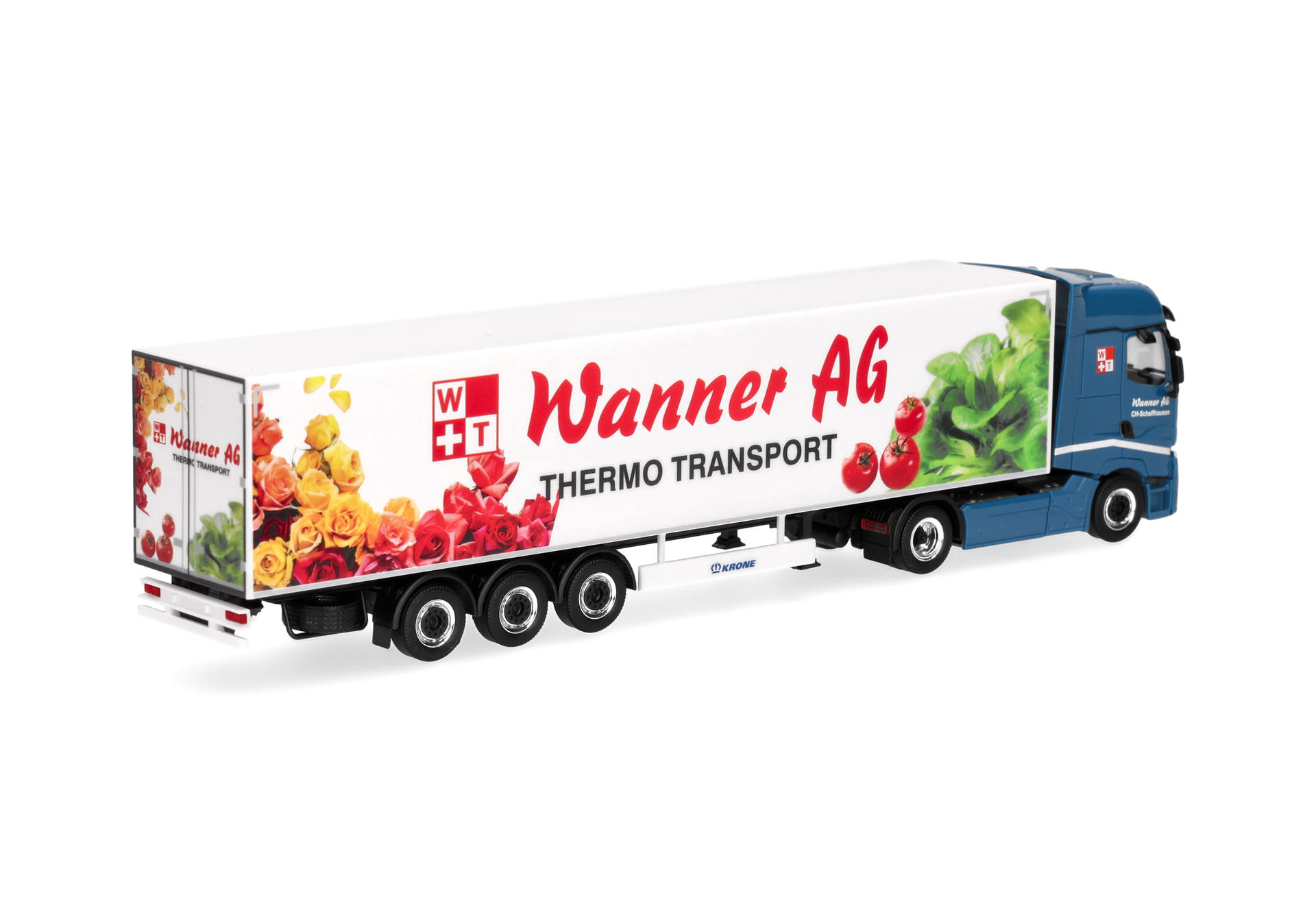 Herpa 321242 | Renault T facelift Kühlkoffer-Sattelzug  | Wanner AG | 1:87
