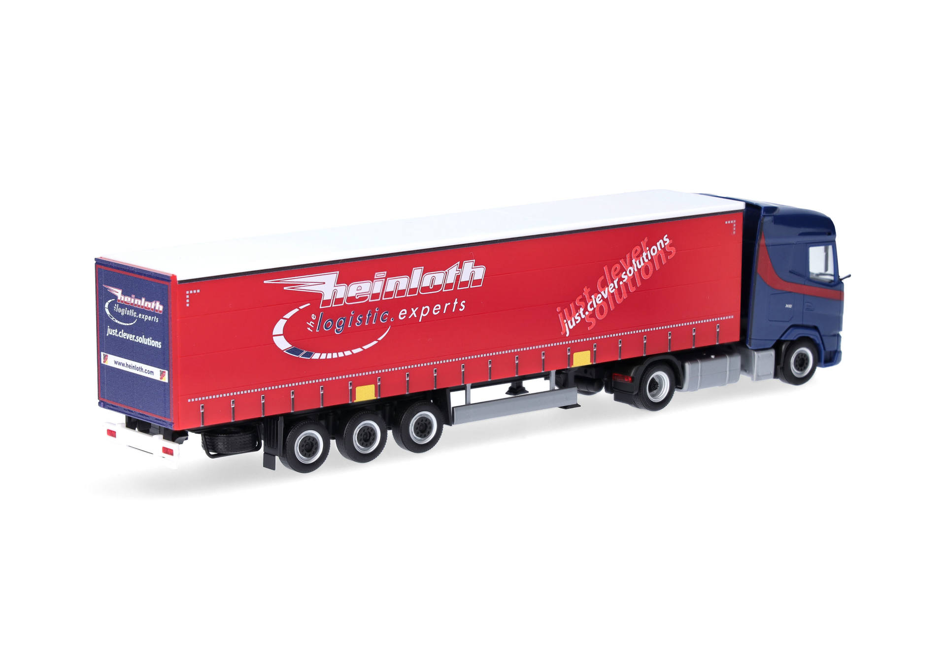Herpa 319881 | DAF XG Gardinenplanen-Sattelzug "Heinloth" | 1:87