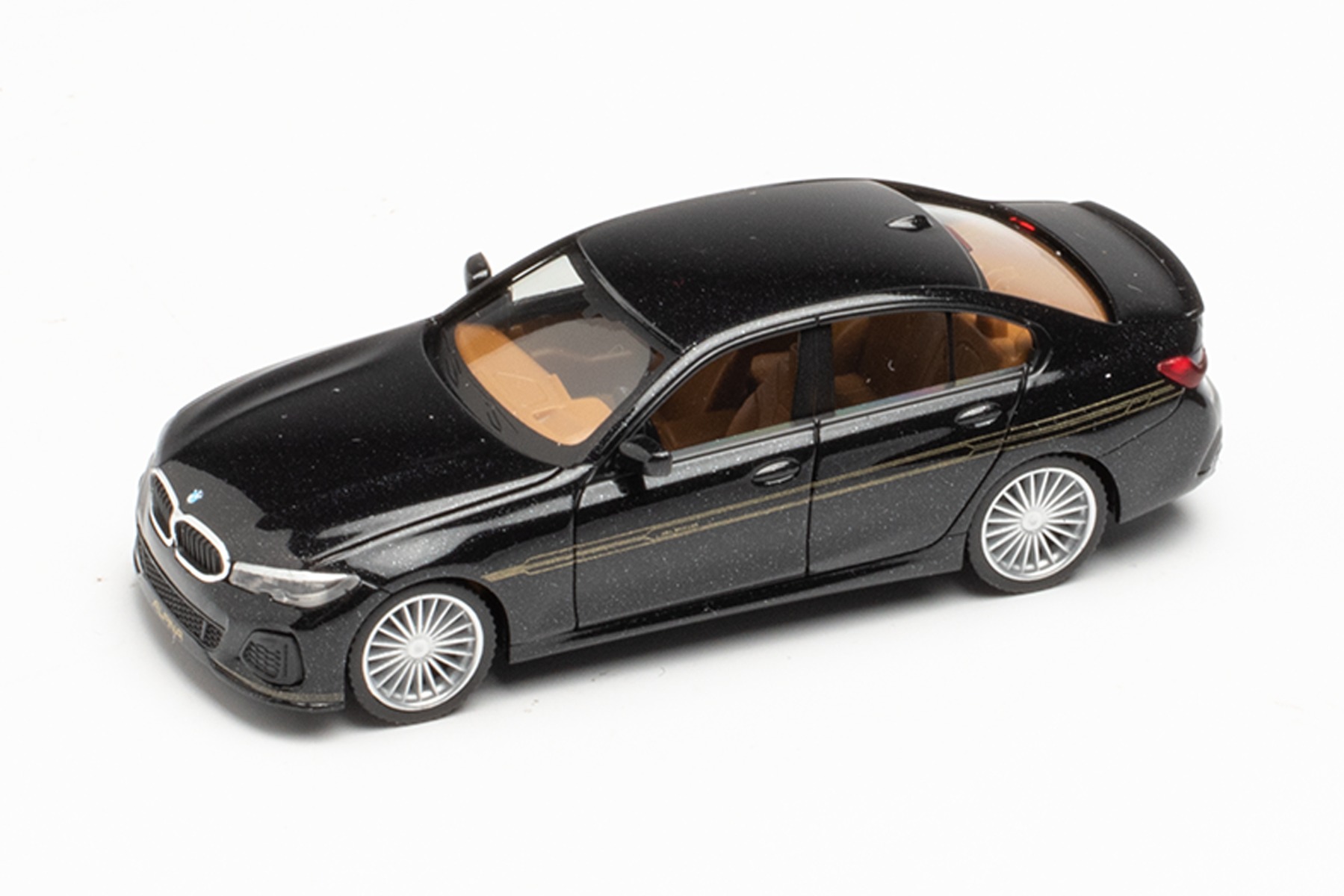 Herpa 430890 - BMW Alpina B3 Limousine in Black Saphire Metallic. 1:87