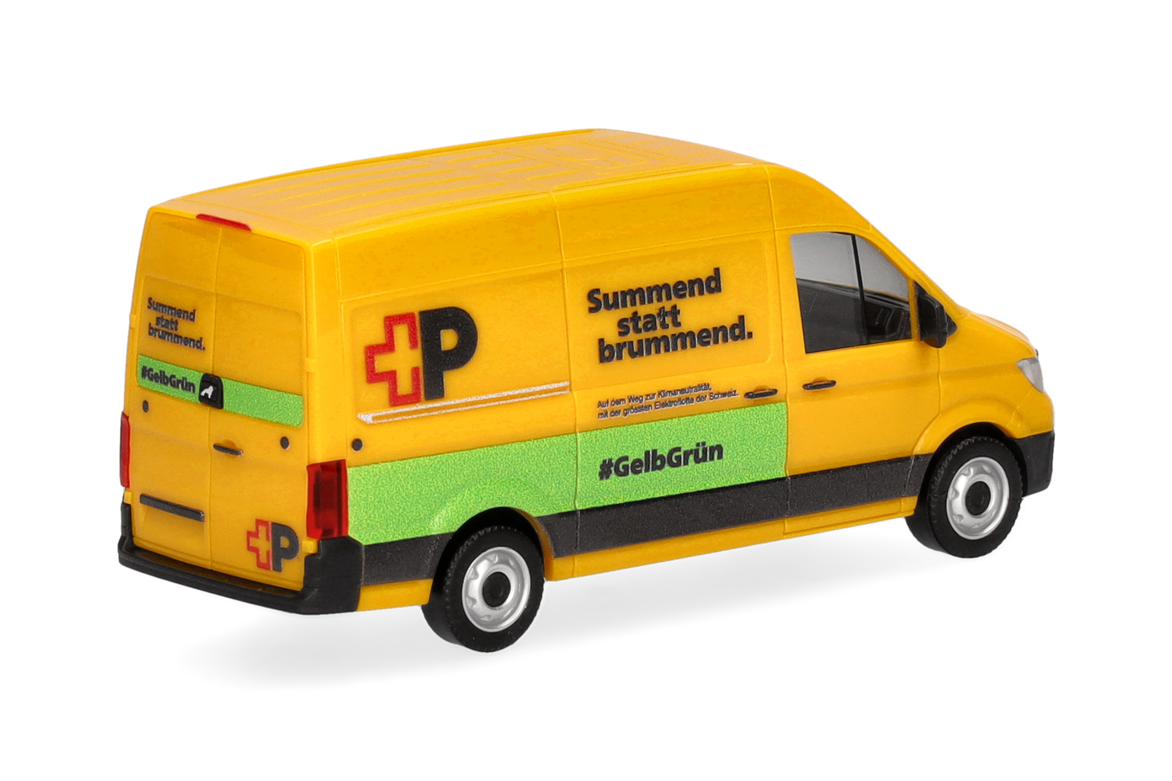 Herpa 098571 | MAN eTGE Kasten Hochdach | Schweizerische Post AG (CH) | 1:87