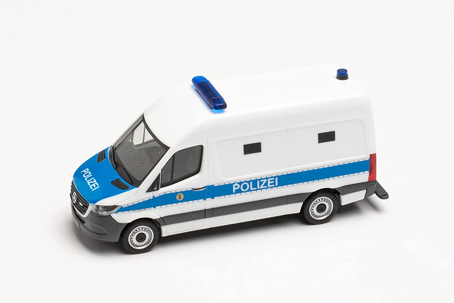 Herpa 096492 - Mercedes-Benz Sprinter ’18 Kasten - Gefangenentransporter Polizei Berlin. 1:87