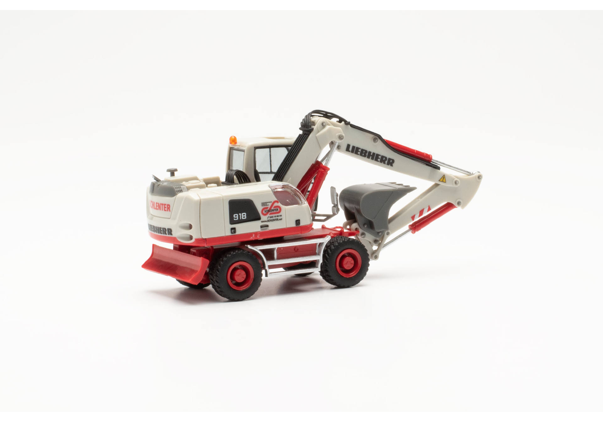 Herpa 316491 | Liebherr A 918 Litronic Radbagger | Schlenter Aachen  | 1:87