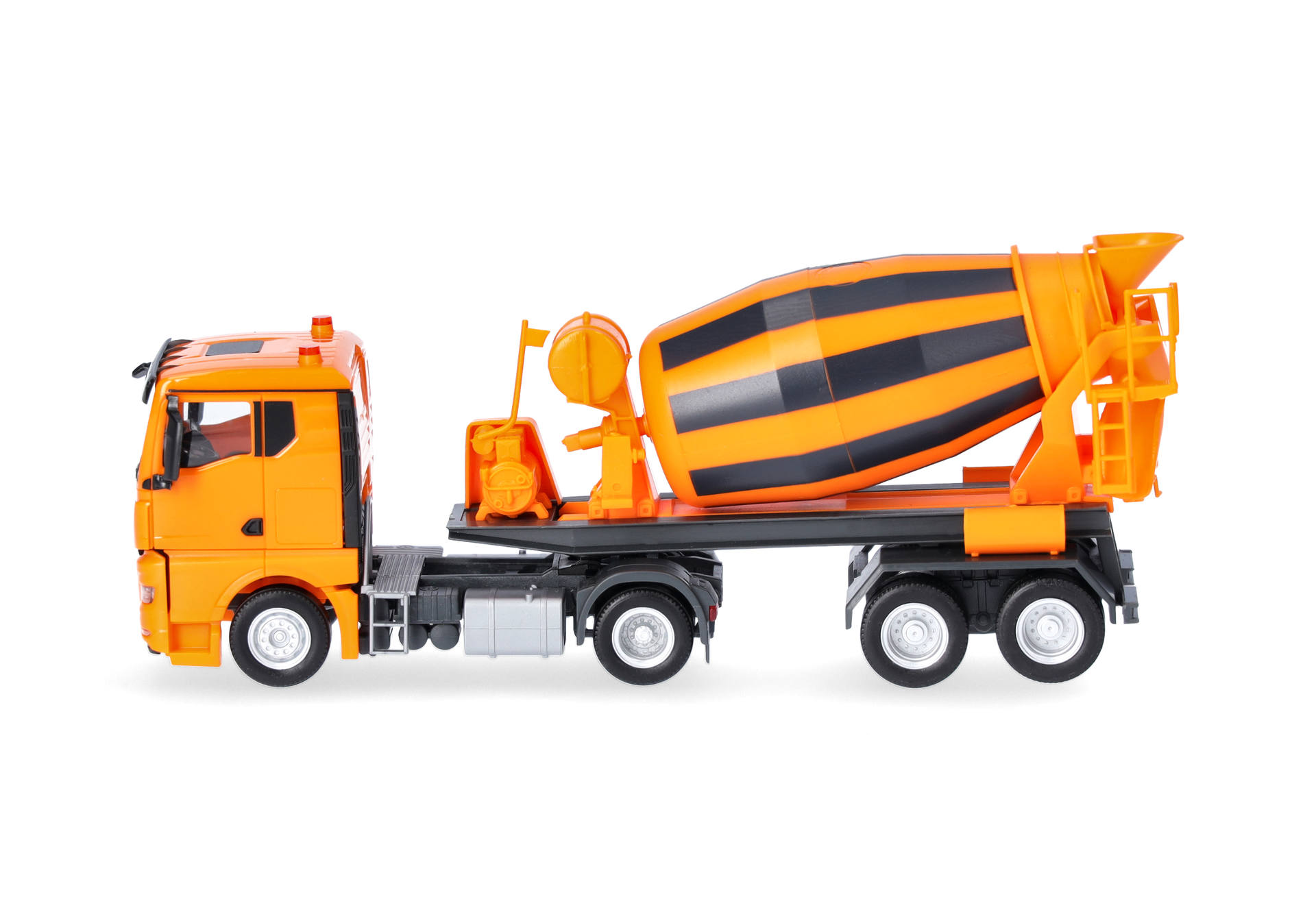 Herpa 320573 | MAN TGX GN Betonmischer-Sattelzug 2achs/2achs | kommunalorange | 1:87