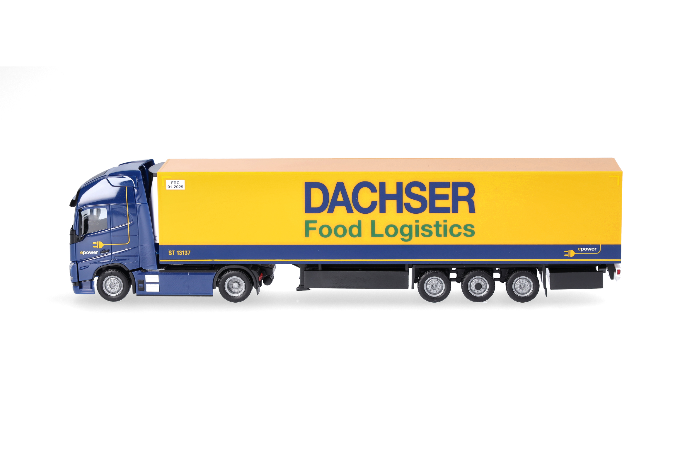 Herpa  316798 | Volvo FH GL XL 2020 Electric | Kühlkoffer-Sattelzug| | Dachser Food Logistics | 1:87