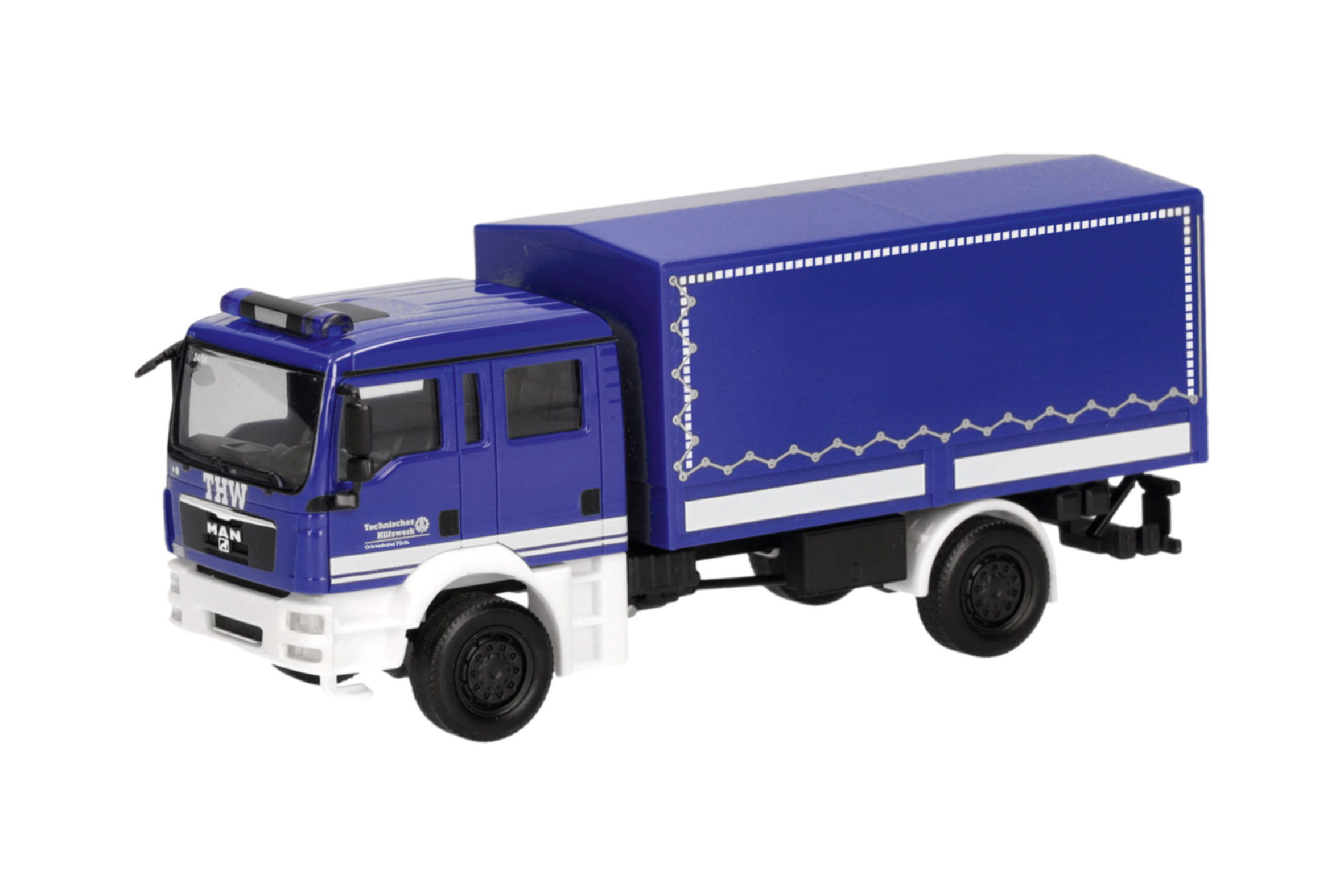 Herpa 962247 | MAN TGM Mehrzweckkraftwagen (MzKW) | THW Fürth | 1:87