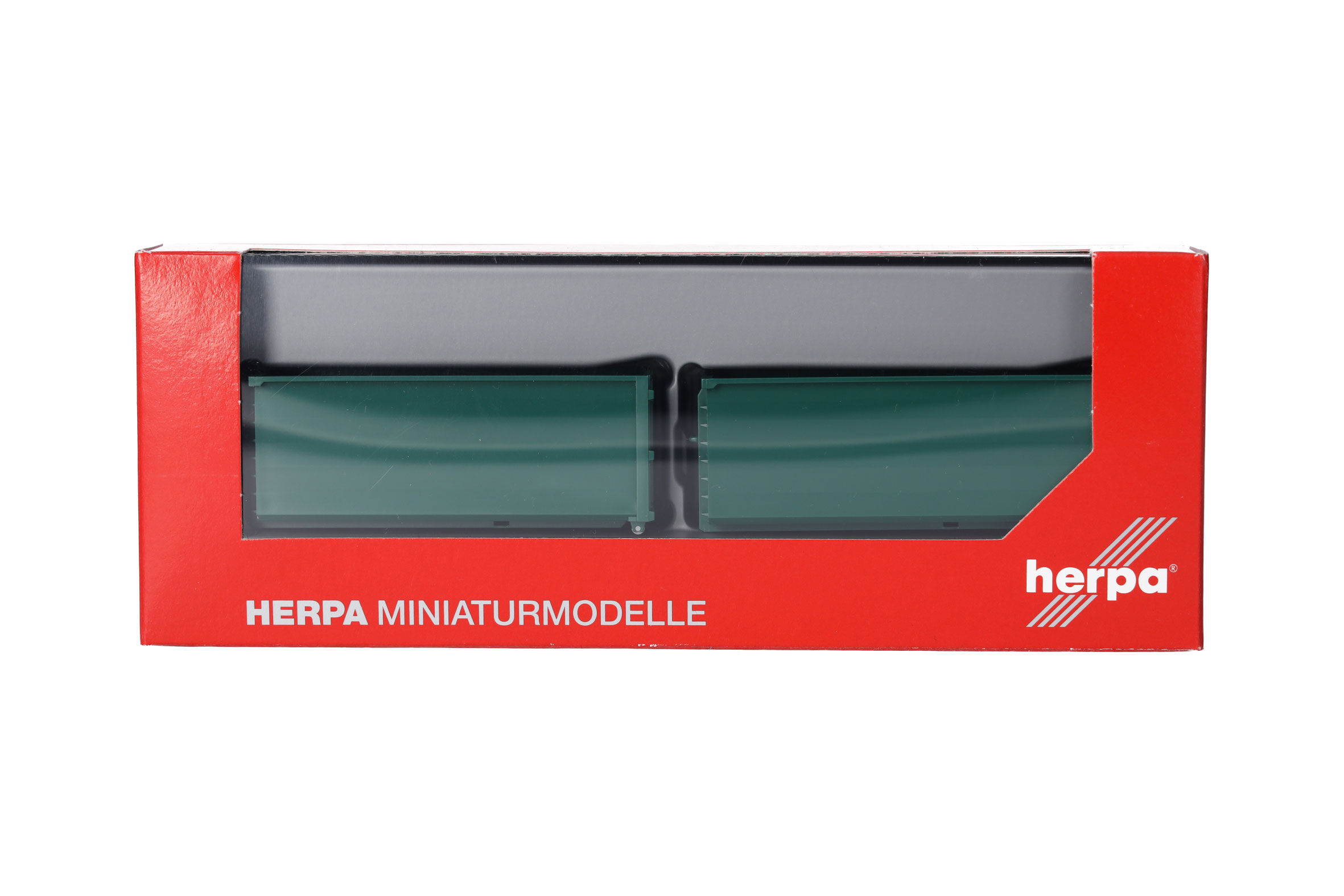 Herpa Zubehör 053082-007 | Abrollmulden | moosgrün (2 Stk.) | 1:87