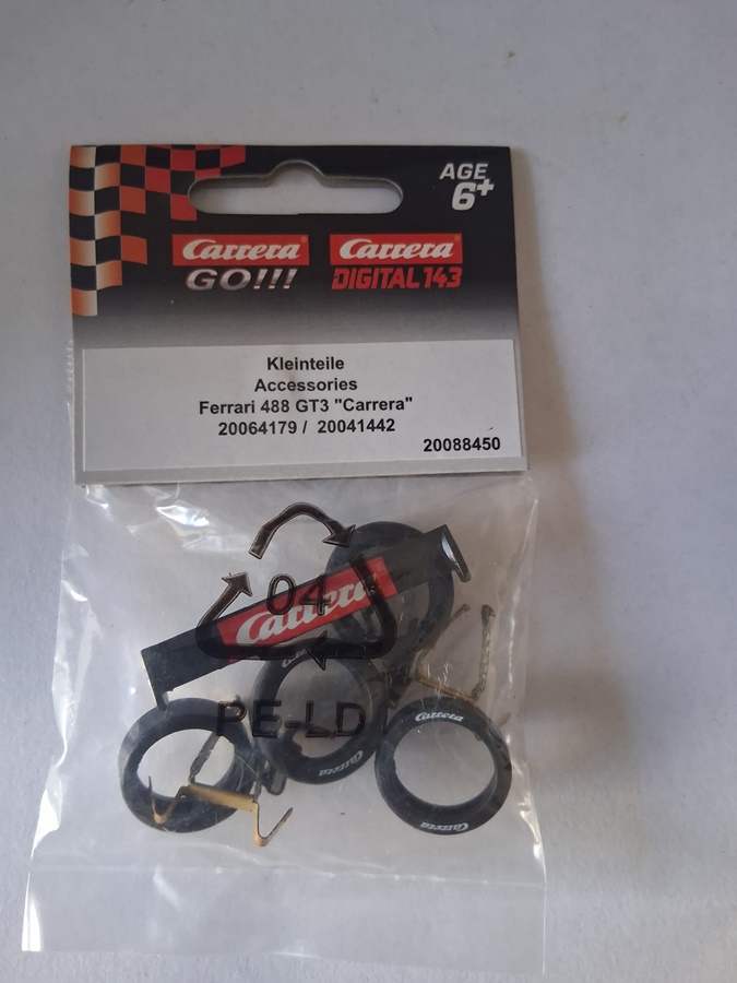 88450 Carrera GO!!! | Kleinteile | Ferrari 488 GTE | AF Corse | 64179 | 41442 | 1:43
