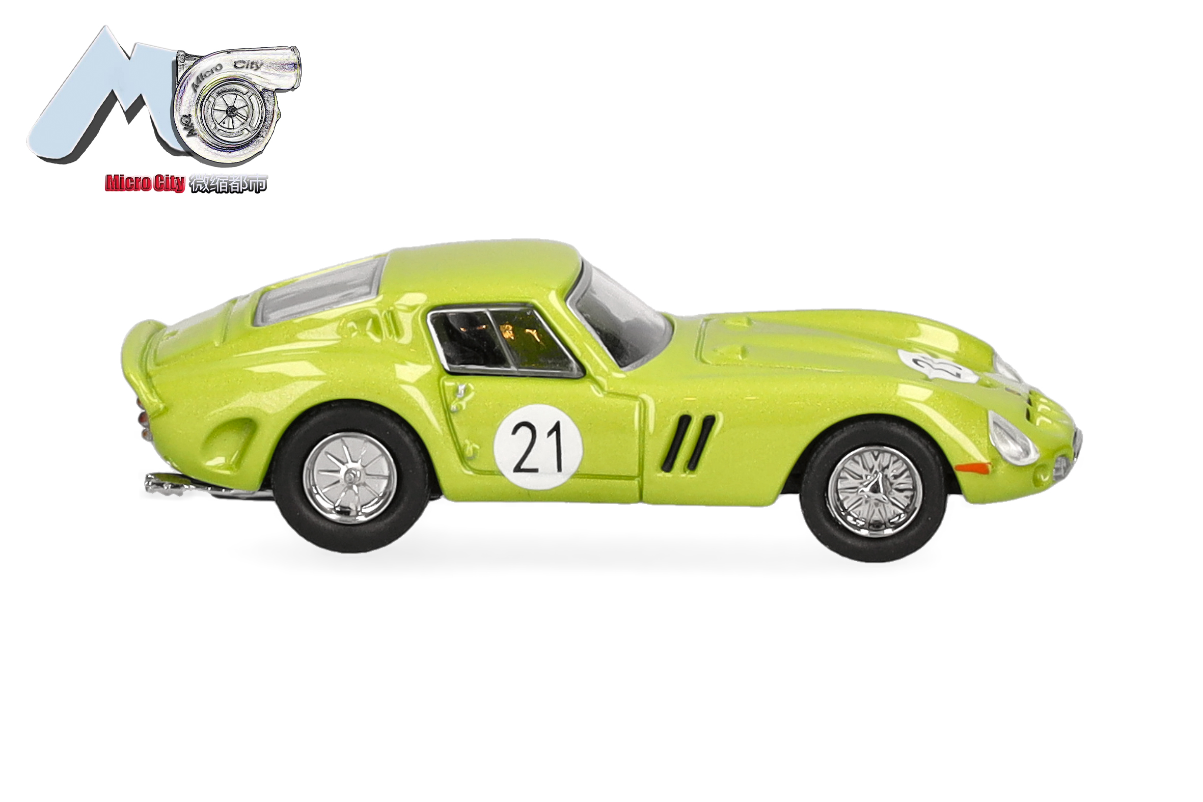 Herpa MicroCity 87MC000059 | Ferrari 250 GTO "21" | grün | 1:87