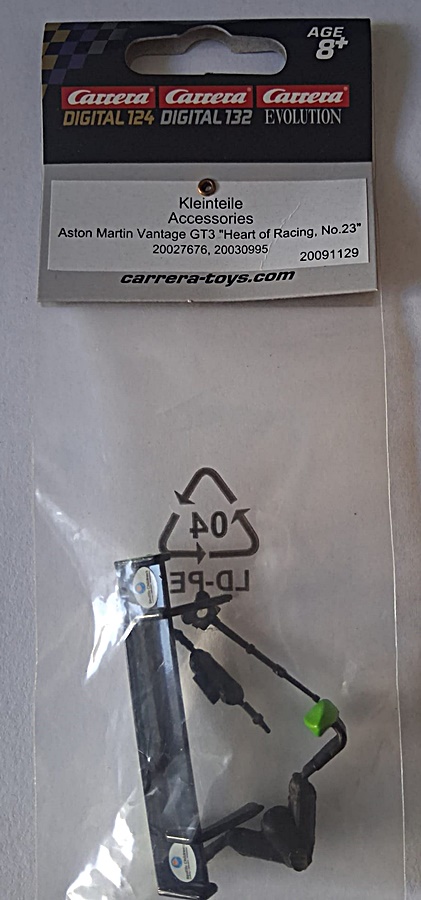 91129 Carrera 1:32 | Kleinteile | Aston Martin Vantage GT3 (27676, 30995)