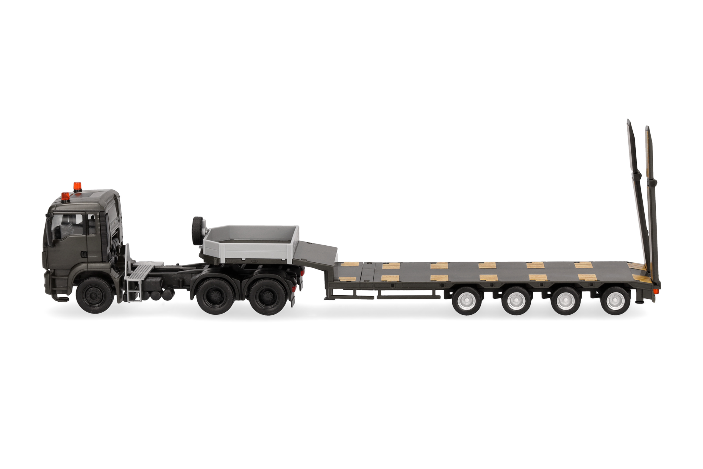 Herpa 747233 | MAN TGS M Semitieflade-Sattelzug | Serbische Streitkräfte | 1:87
