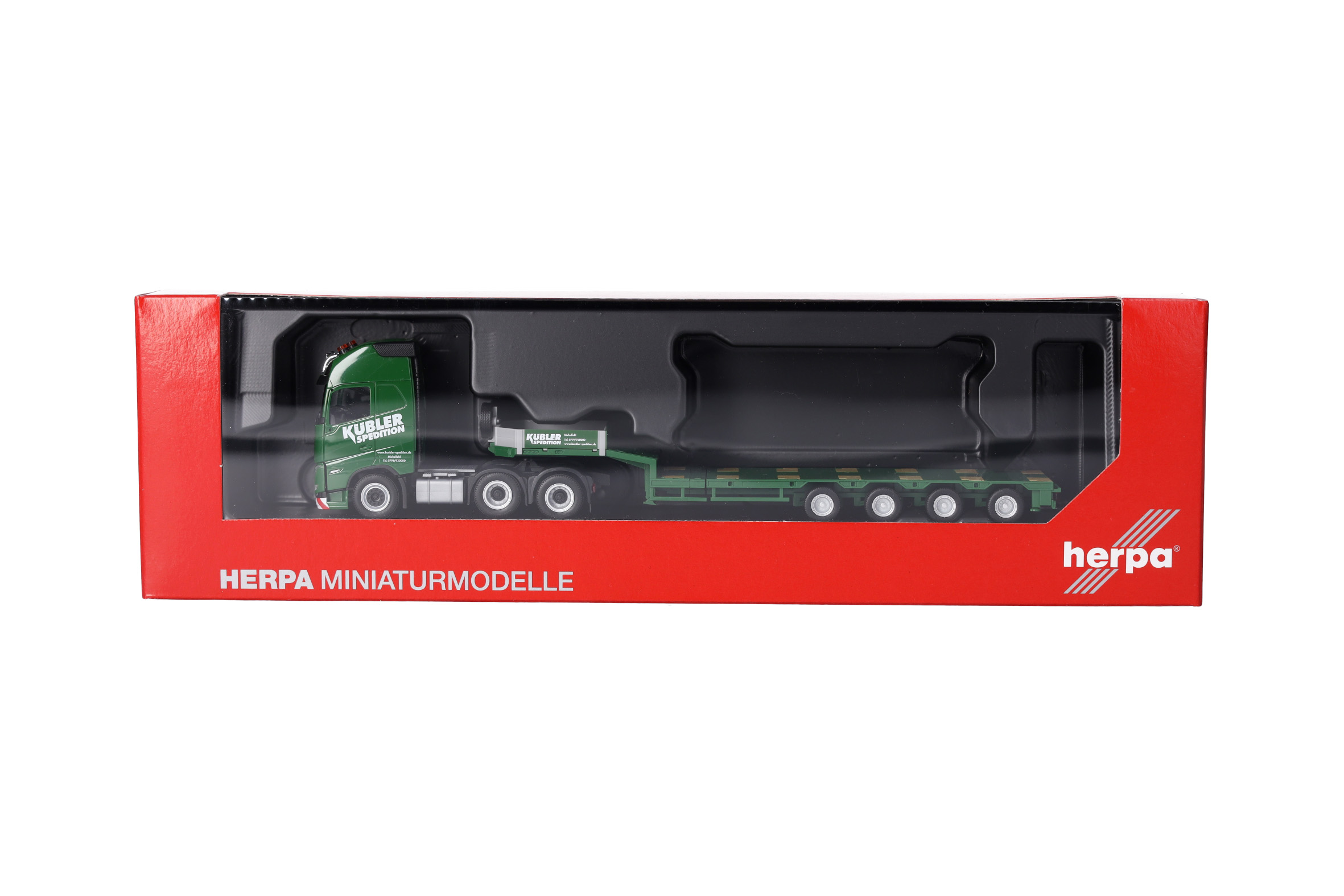 Herpa 319492 | Volvo FH GL XL 2020 Semitieflade-Sattelzug | Kübler | 1:87