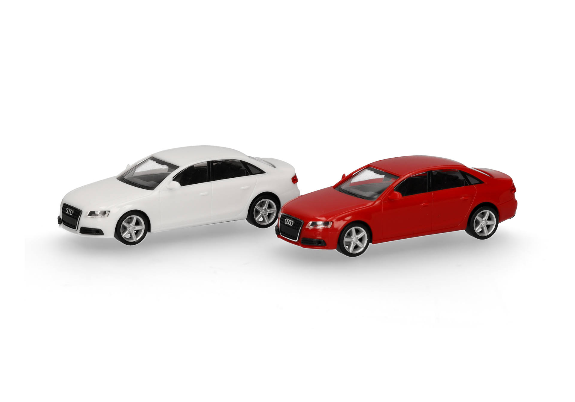 Herpa MiniKit 014144 | Audi A4 Limousine | weiß/rot | 1:87