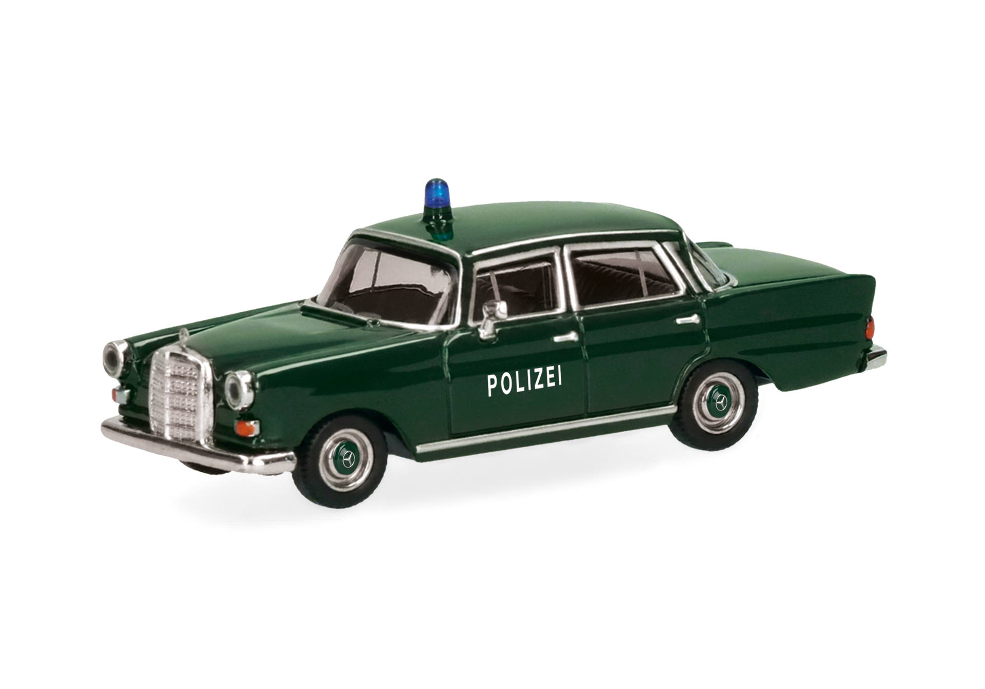 Herpa 099905 | Mercedes-Benz Heckflosse | Polizei Hessen | 1:87