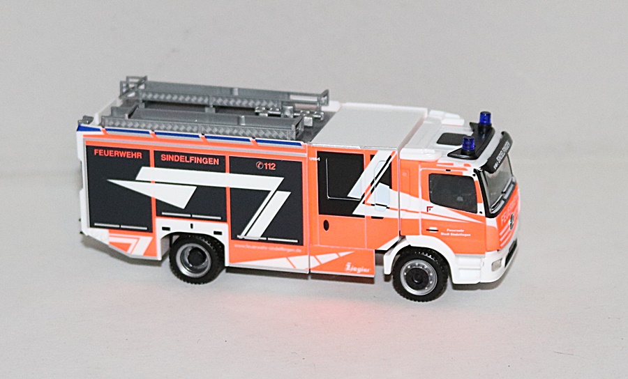 Herpa 954556 |  Mercedes-Benz Atego `13 | Ziegler Z-Cab | Feuerwehr Sindelfingen | 1:87