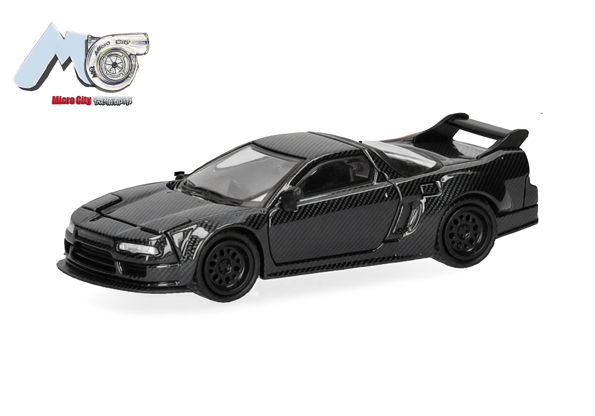 Herpa MicroCity 87MC000123 | Honda NSX | carbon | 1:87