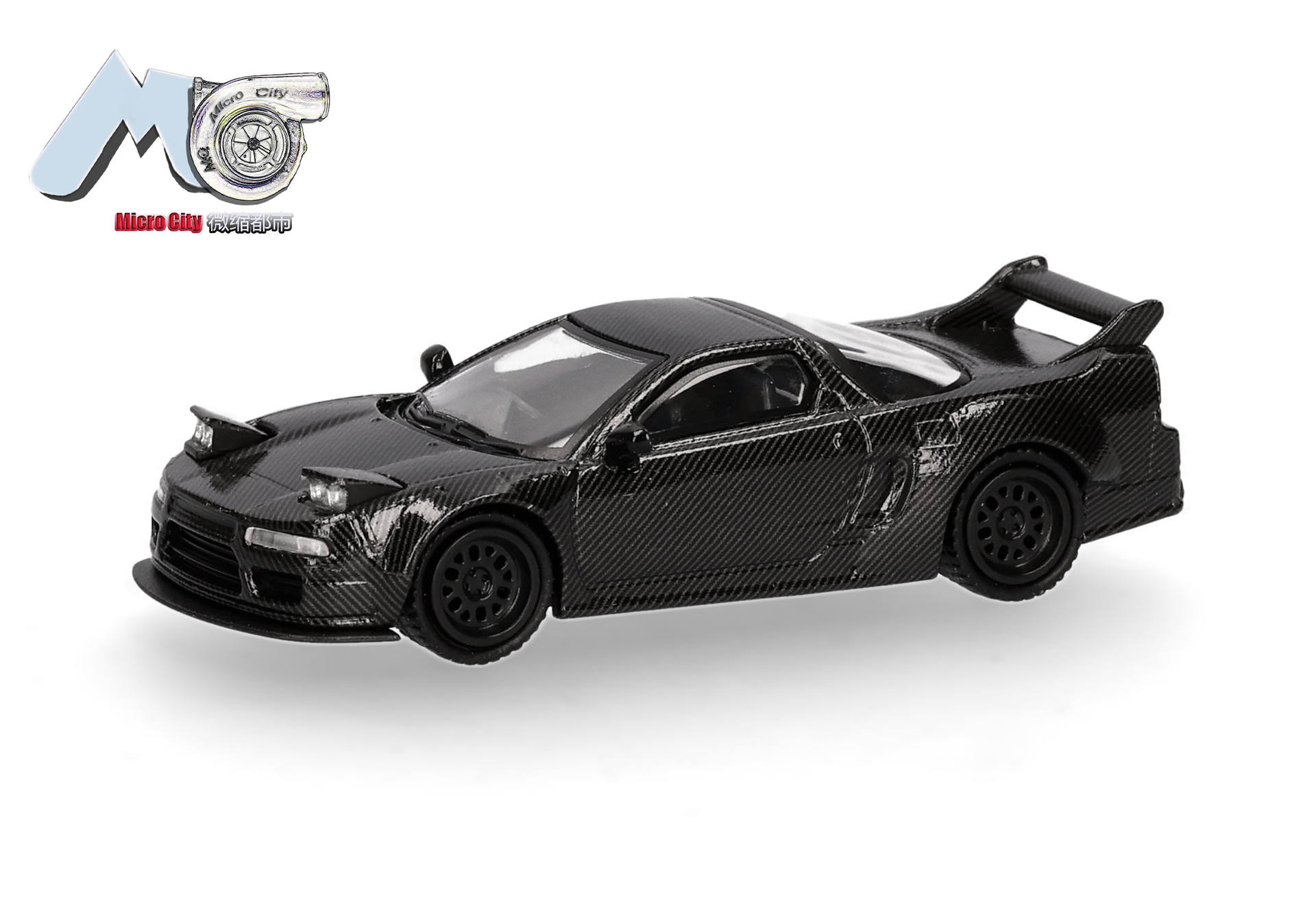 Herpa MicroCity 87MC000123 | Honda NSX | carbon | 1:87