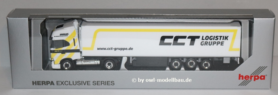 Herpa 947534 - Iveco S-Way LNG Kühlkoffer-Sattelzug - CCT Logistik Gruppe. 1:87