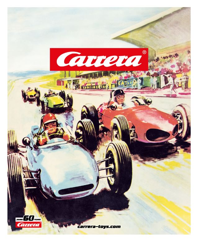 21136 Carrera Retro Blechtafel | 60 Jahre Carrera | Formel 1 Classics