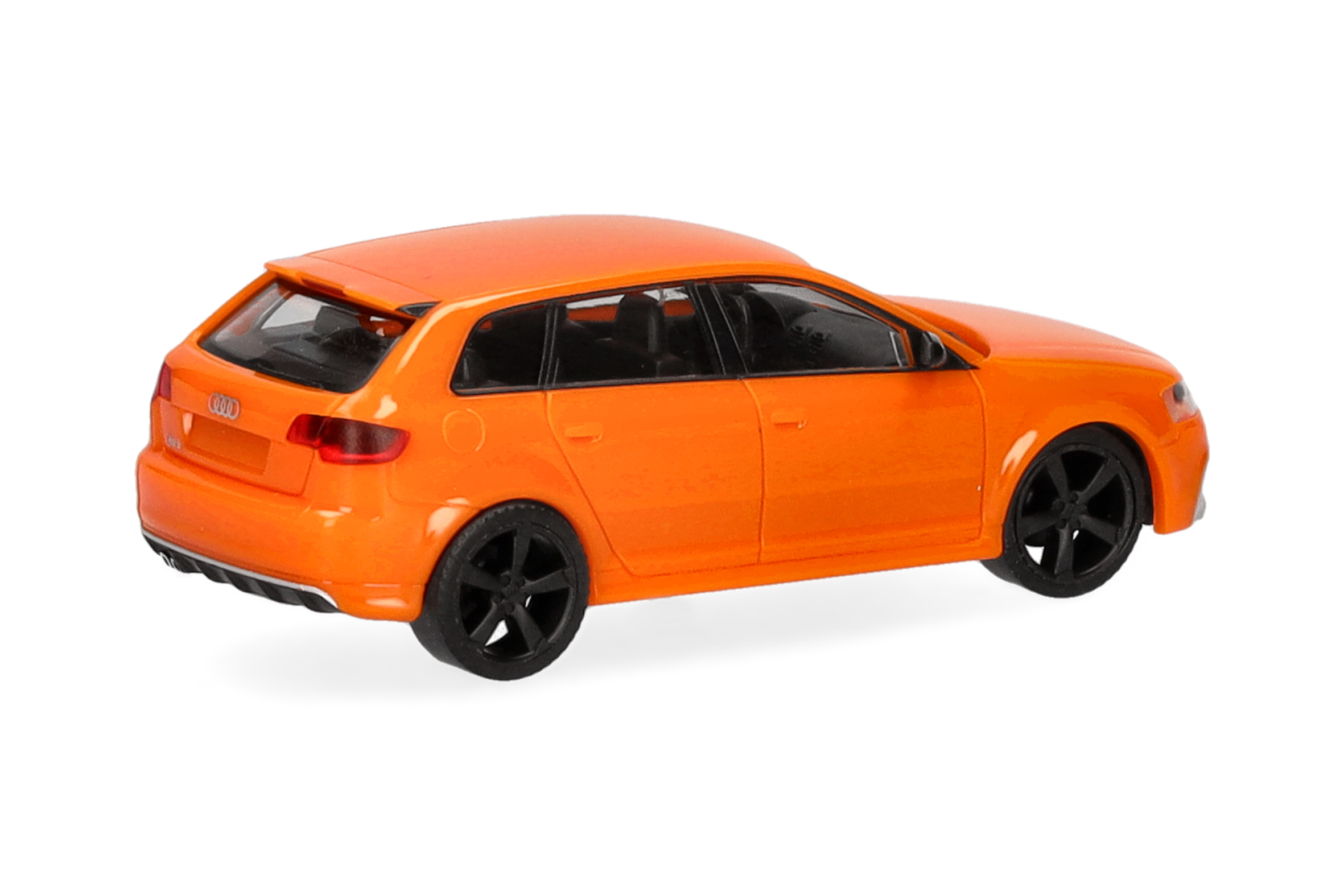 Herpa 024877-005 | Audi RS3 Sportback | glutorange mit schwarzen Felgen | 1:87