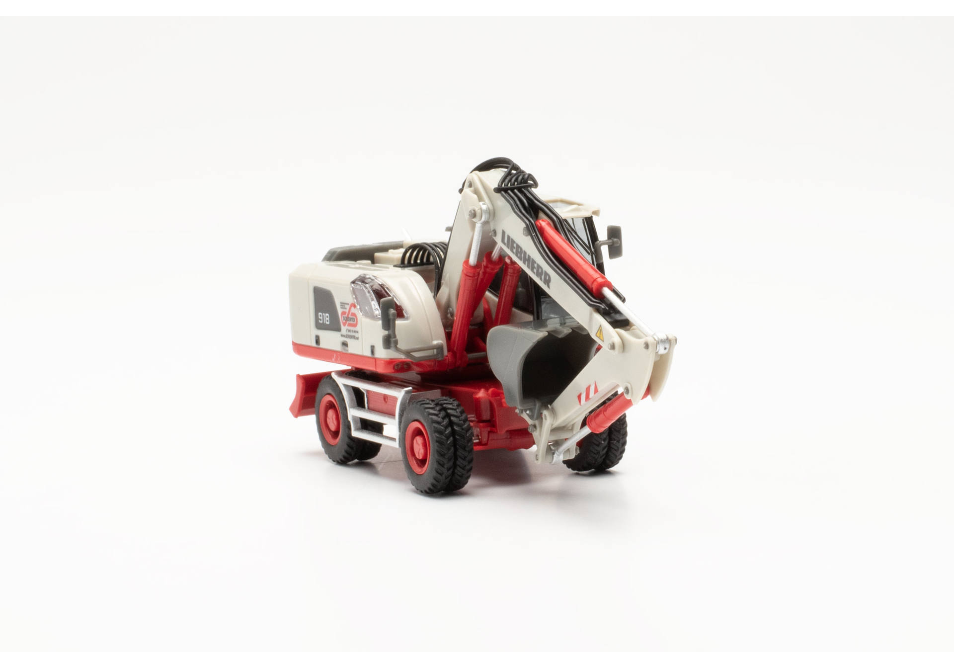 Herpa 316491 | Liebherr A 918 Litronic Radbagger | Schlenter Aachen  | 1:87