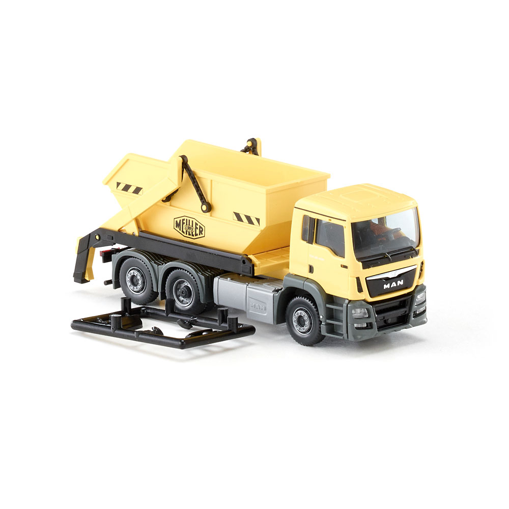 Wiking 067906 - MAN TGS Euro 6 Meiller Absetzkipper - zinkgelb. 1:87
