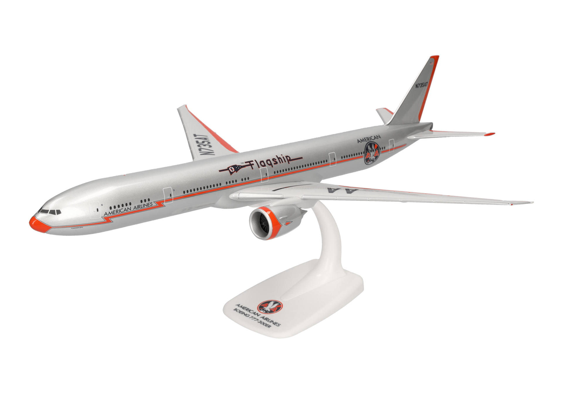 Herpa Wings SF 614986 | American Airlines | Boeing 777-300ER | Flagship Heritage Livery - N735AT | 1:200