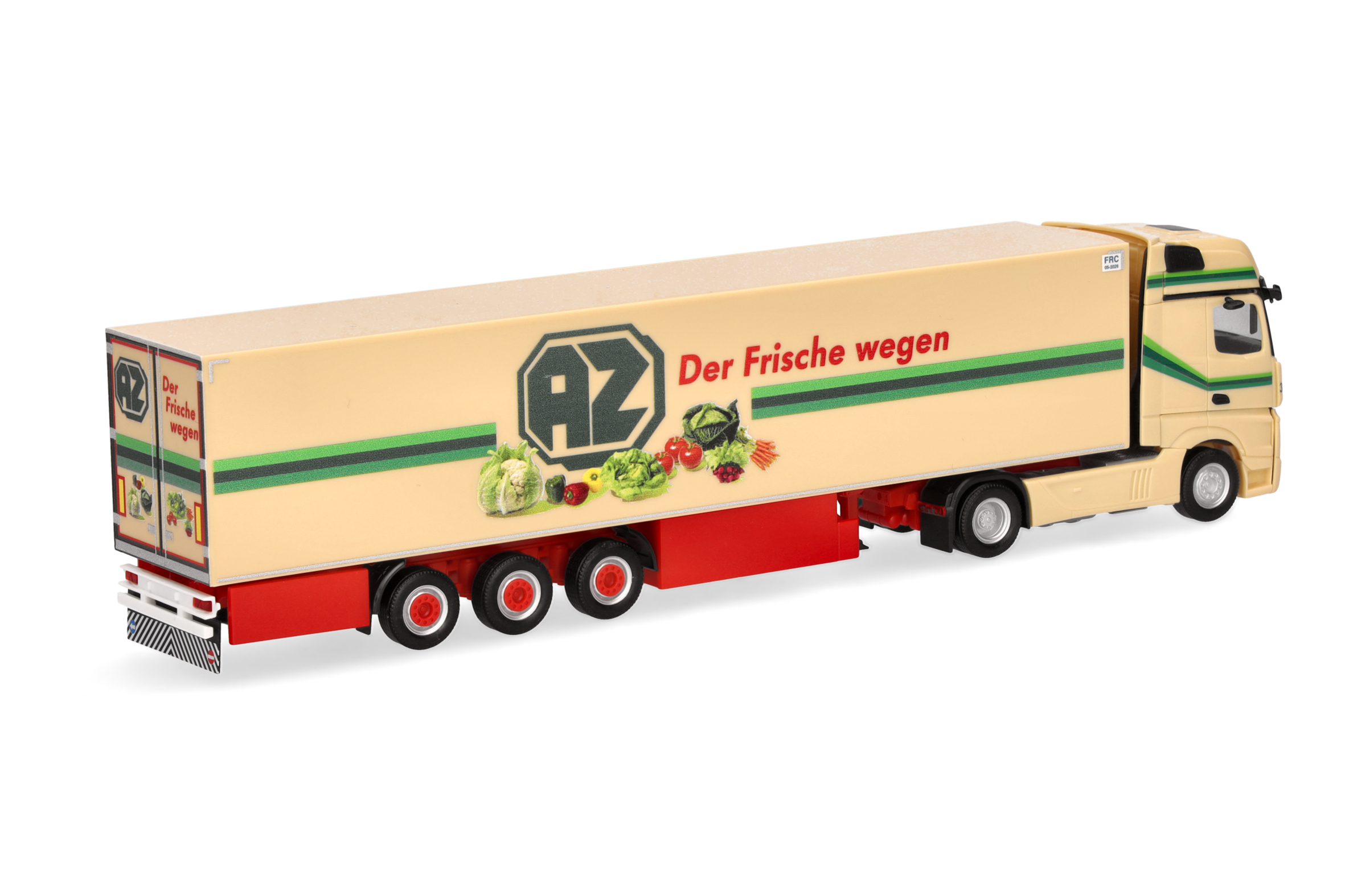 Herpa  318938 | MB Actros L 18 Gigaspace Kühlkoffer-Sattelzug | AZ Kempen | 1:87