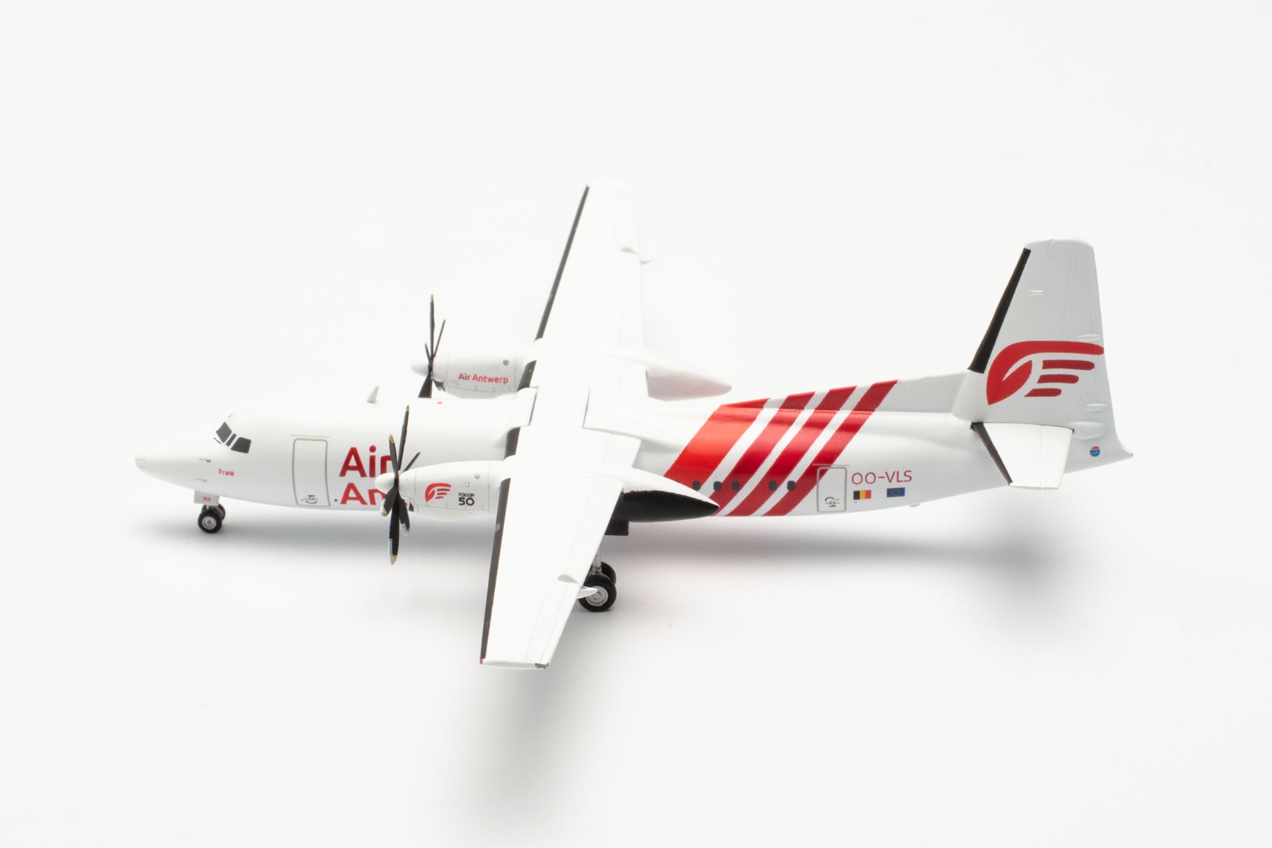 Herpa Wings 571920 | Air Antwerp Fokker 50 | OO-VLS | 1:200