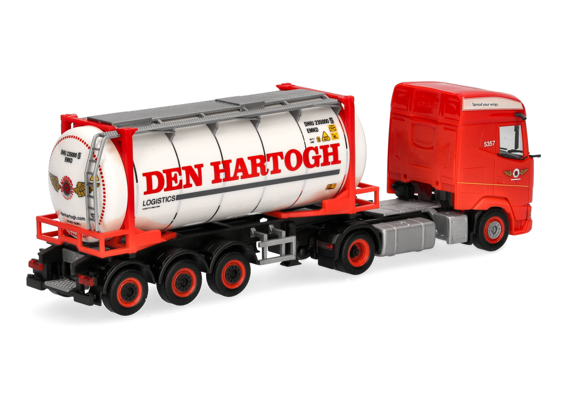 Herpa 320344 | DAF XG Swapcontainer-Sattelzug | Den Hartogh (NL) | 1:87