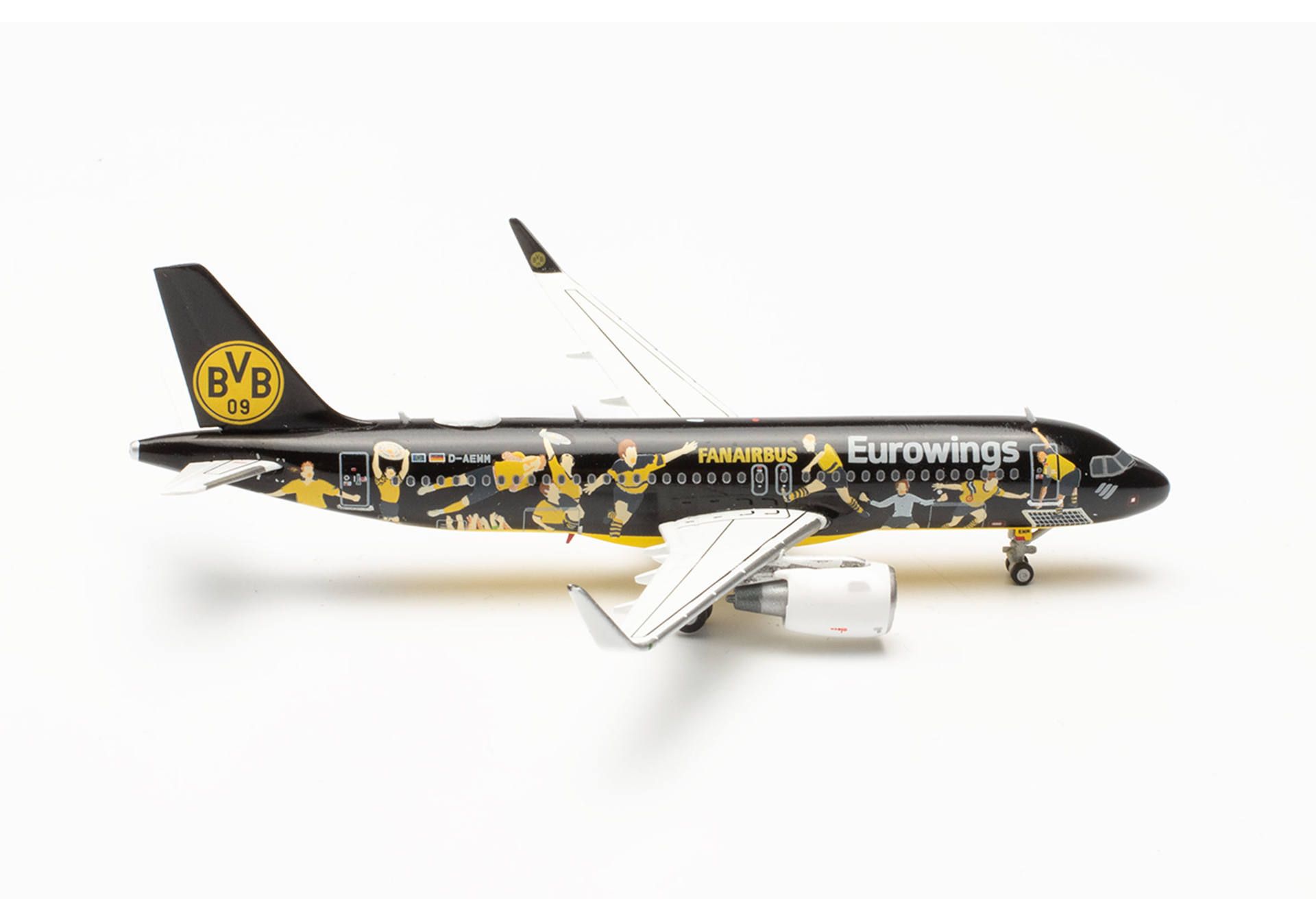 Herpa Wings 562829 | Eurowings Airbus A320 | BVB Fanairbus | D-AEWM | 1:400