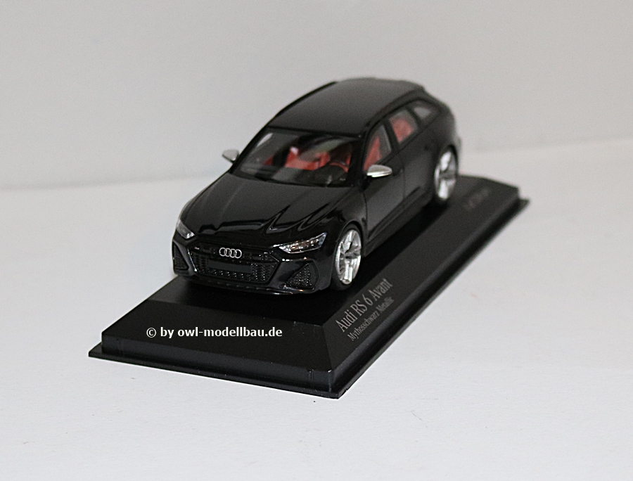 Minichamps 410018015 - Audi RS 6 Avant - 2019 - Schwarz Metallic. 1:43