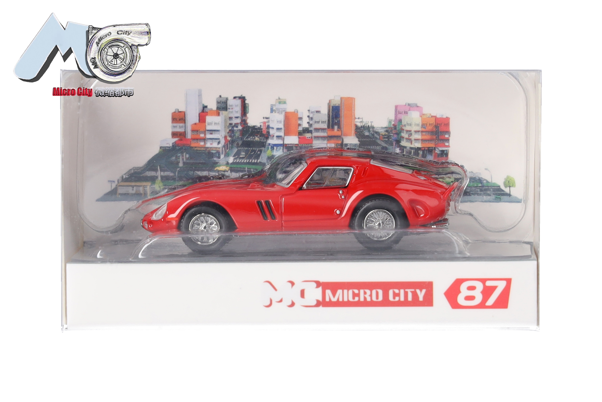 Herpa MicroCity 87MC000057 | Ferrari 250 GTO | rot | 1:87
