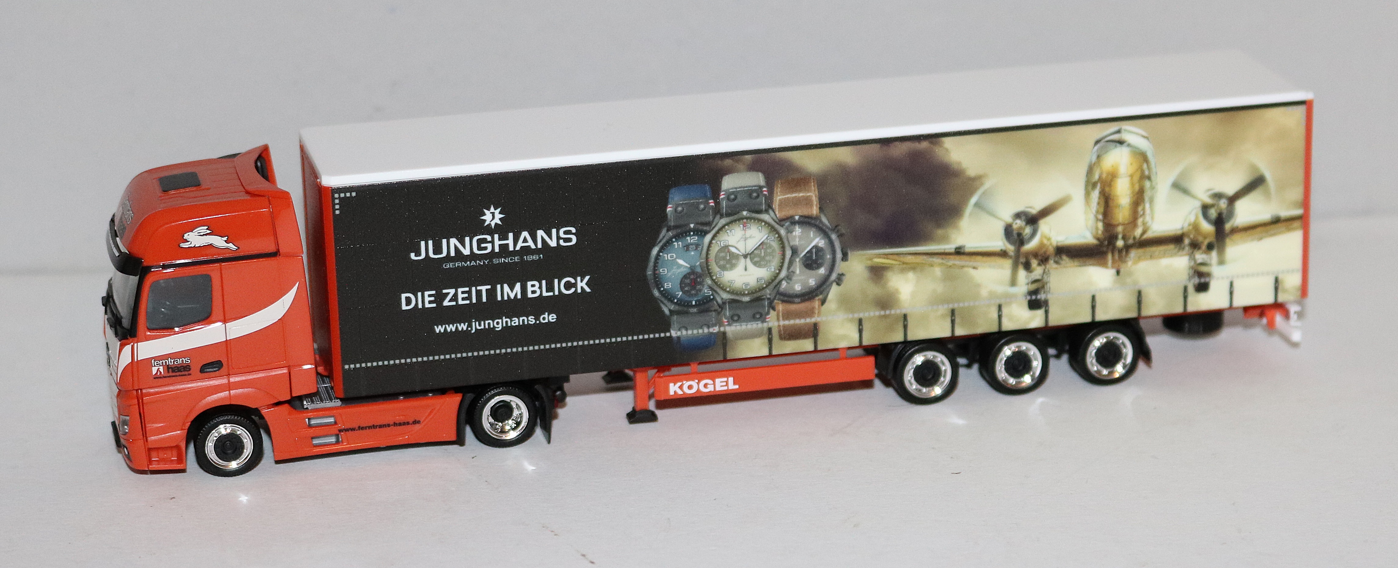 Herpa 956215 - Mercedes Benz Actros L Gigaspace Lowliner-Sattelzug Ferntrans Ha