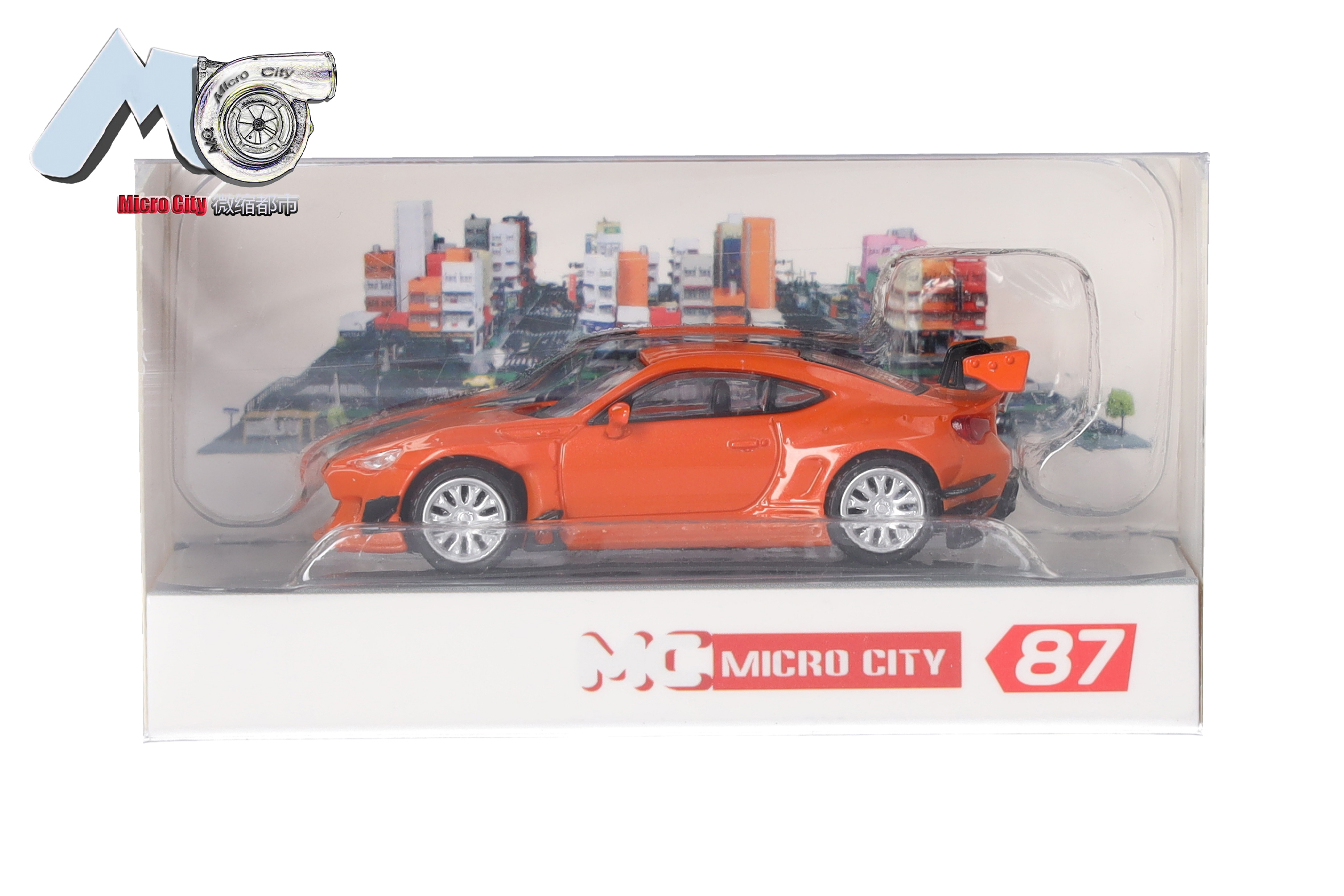 Herpa MicroCity 87MC000069 | Toyota GT86 | orange | 1:87