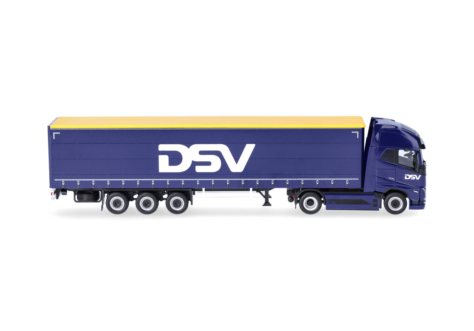 Herpa 320818 | Volvo FH GL XL 2020 Electric | Gardinenplanen-Sattelzug | DSV |  1:87