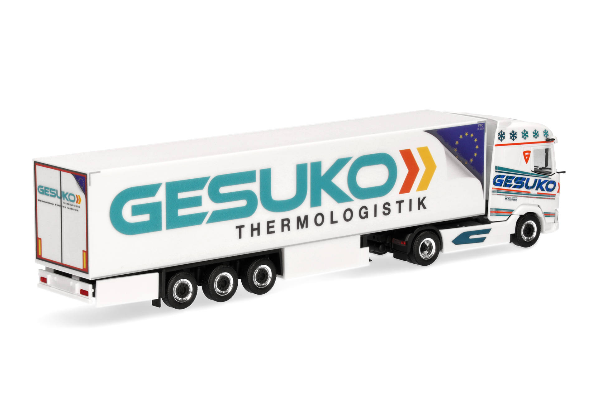 Herpa 320641 | DAF XG Kühlkoffer-Sattelzug | GESUKO | 1:87