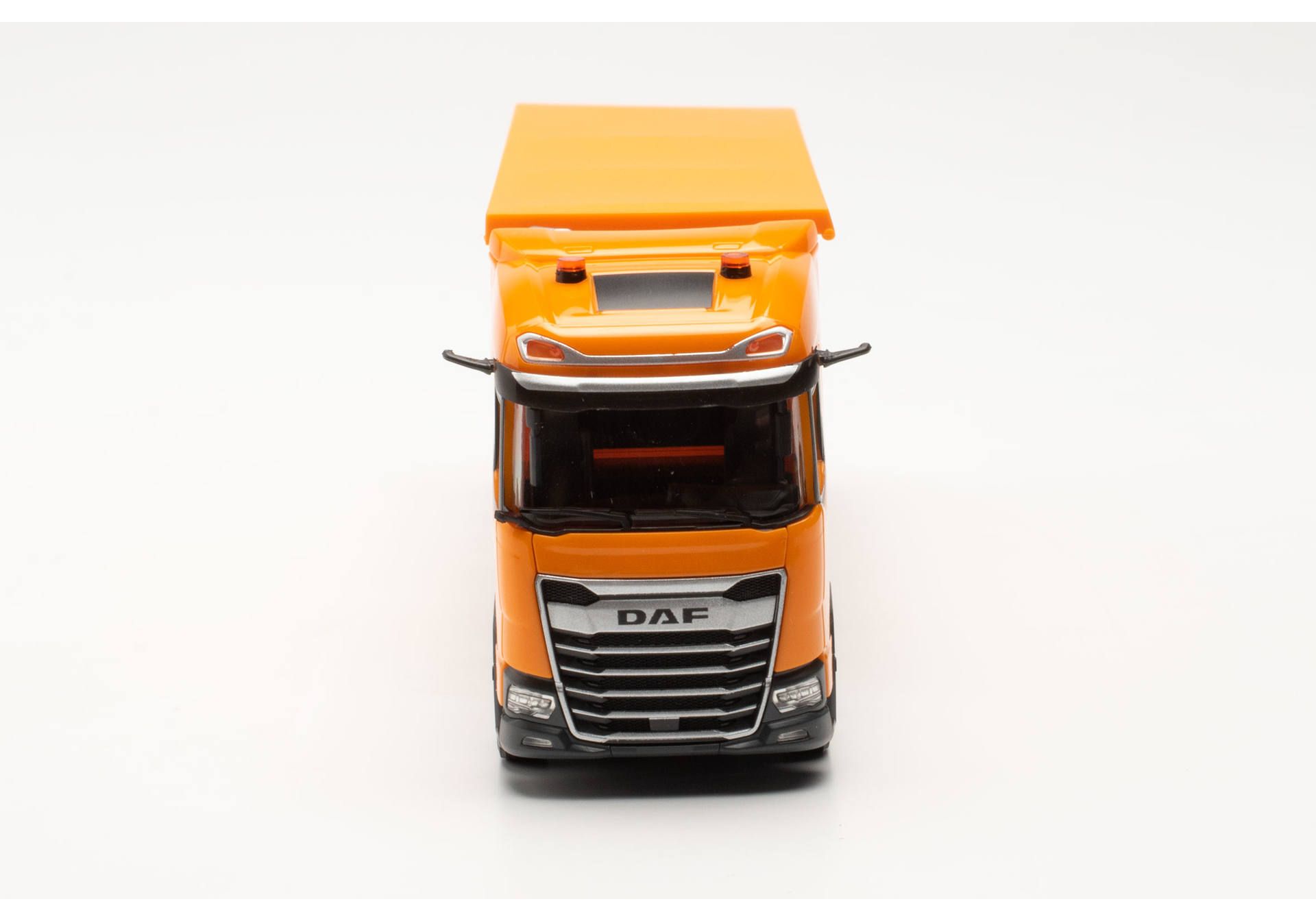 Herpa 316941 | DAF XG Stahlrundmulden-Sattelzug | kommunalorange | 1:87