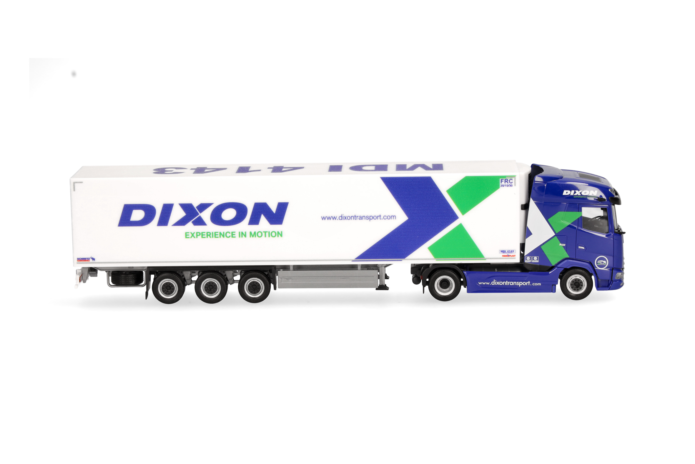 Herpa 319539 |  DAF XG Kühlkoffer-Sattelzug | Dixon | 1:87