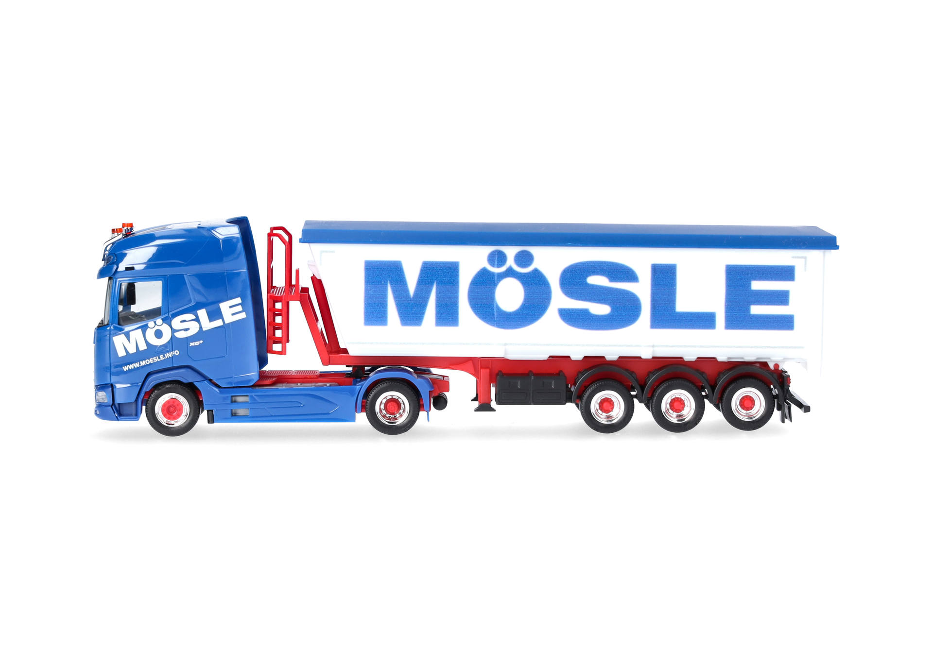 Herpa 320153 | DAF XG+ Stahlmulden-Sattelzug | Mösle | 1:87