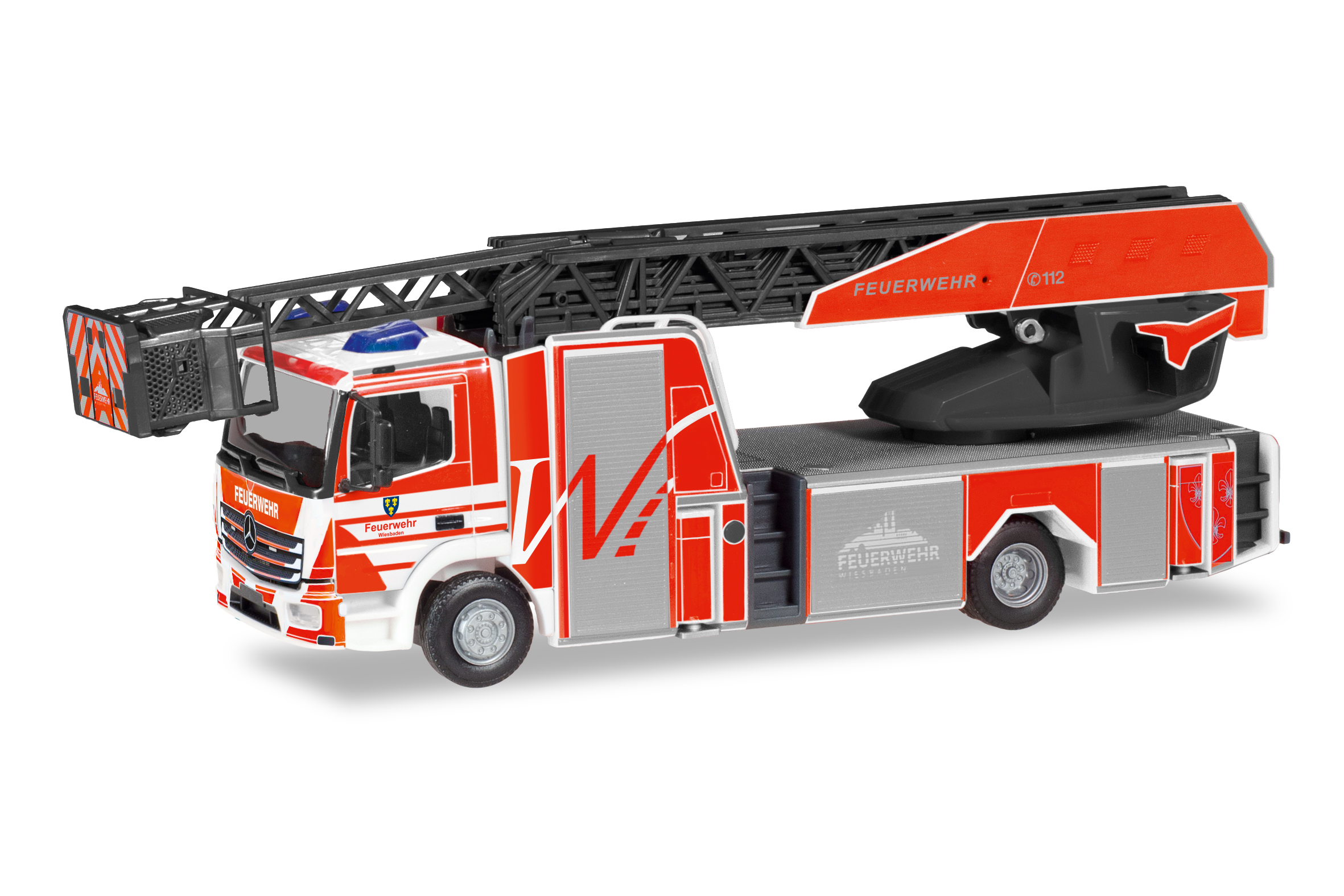Herpa 099479 | Mercedes-Benz Atego '13 DLK Drehleiter | Feuerwehr Wiesbaden | 1:87