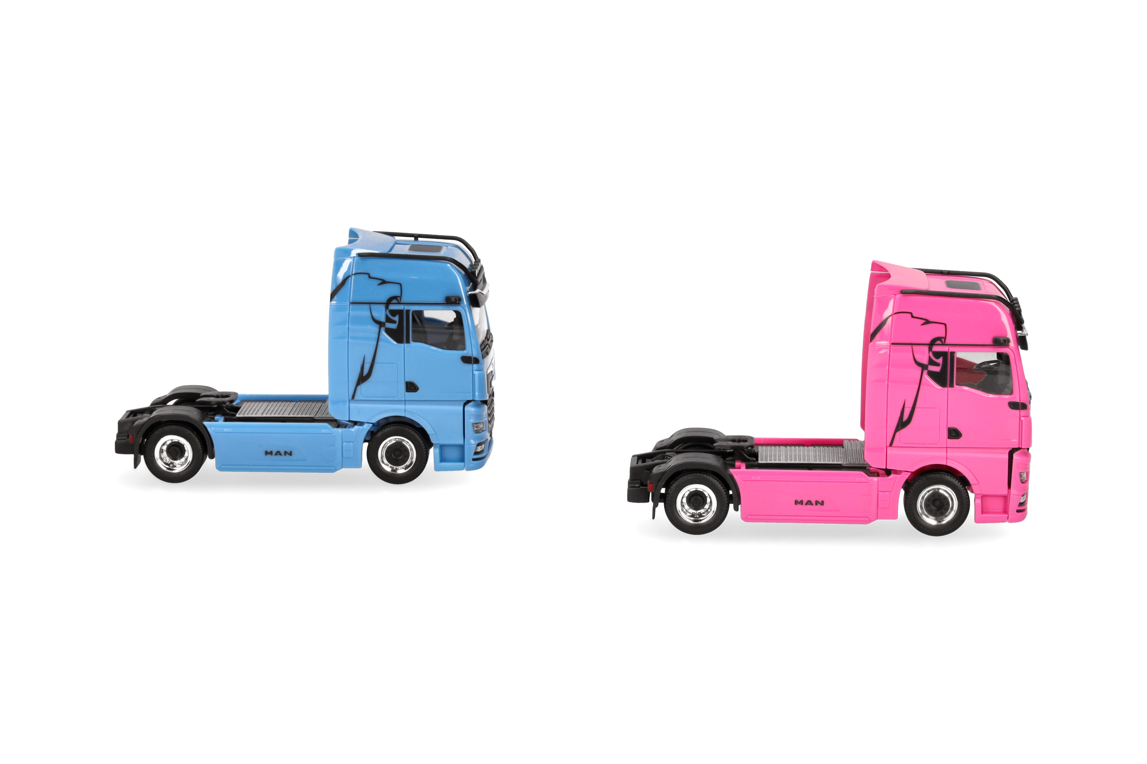 Herpa 319195 | Set WOMAN & MAN eTGX GX |  2achs | hellblau und pink | 1:87