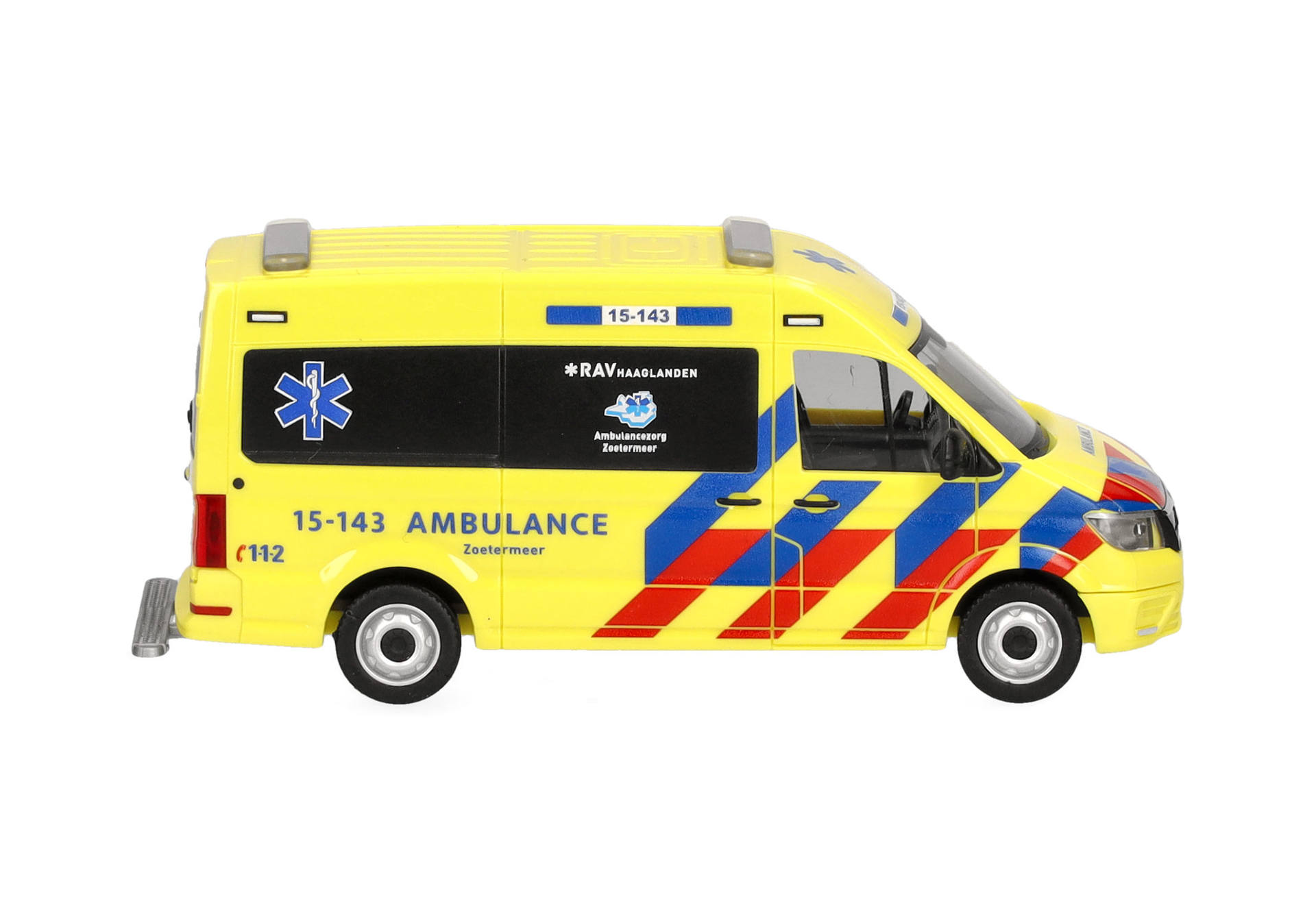 Herpa 098694 | MAN TGE Kasten HD | "Ambulance 15-143" (Niederlande) | 1:87
