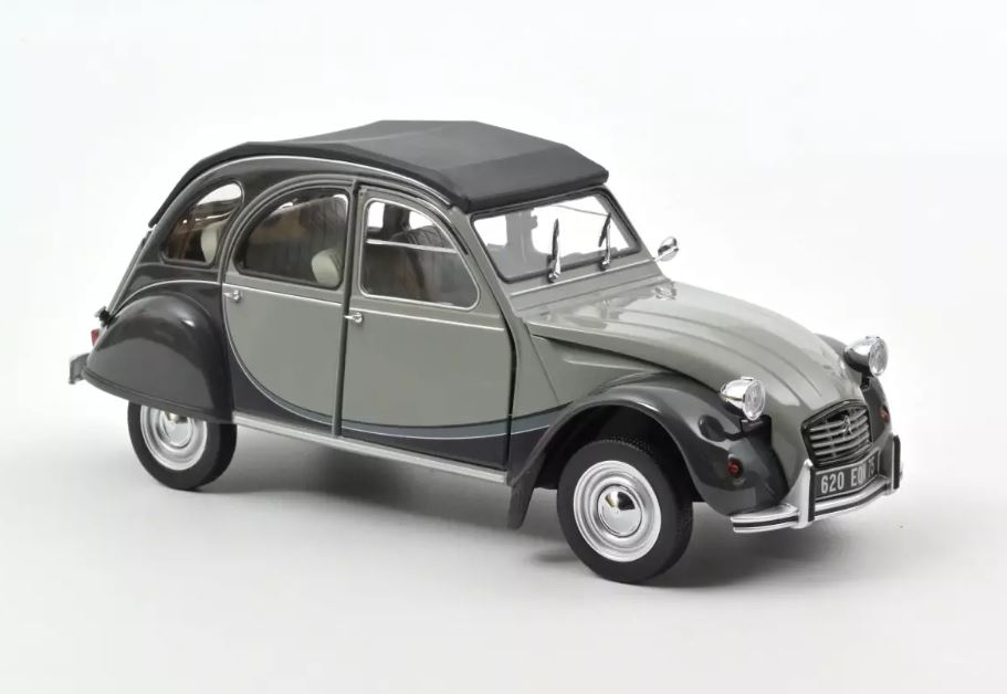 Norev 181487 | Citroën 2CV Charleston 1983 | Cormoran Grau/Nocturne Grau | 1:18