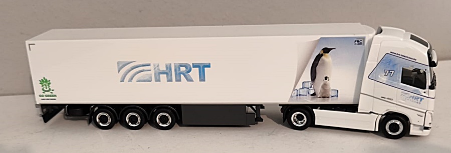 Herpa 957083 | Volvo FH Gl. XL 2020 Kühlkoffer-Sattelzug | HRT Intertrans  | 1:87