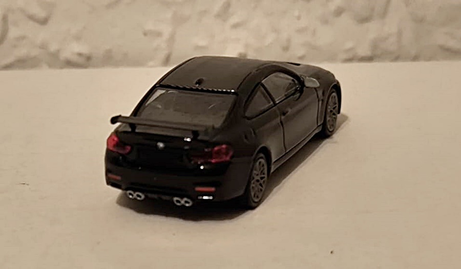 Minichamps 870027106 | BMW M4 GTS | 2016 | Black Metallic W/ Grey Wheels | 1:87