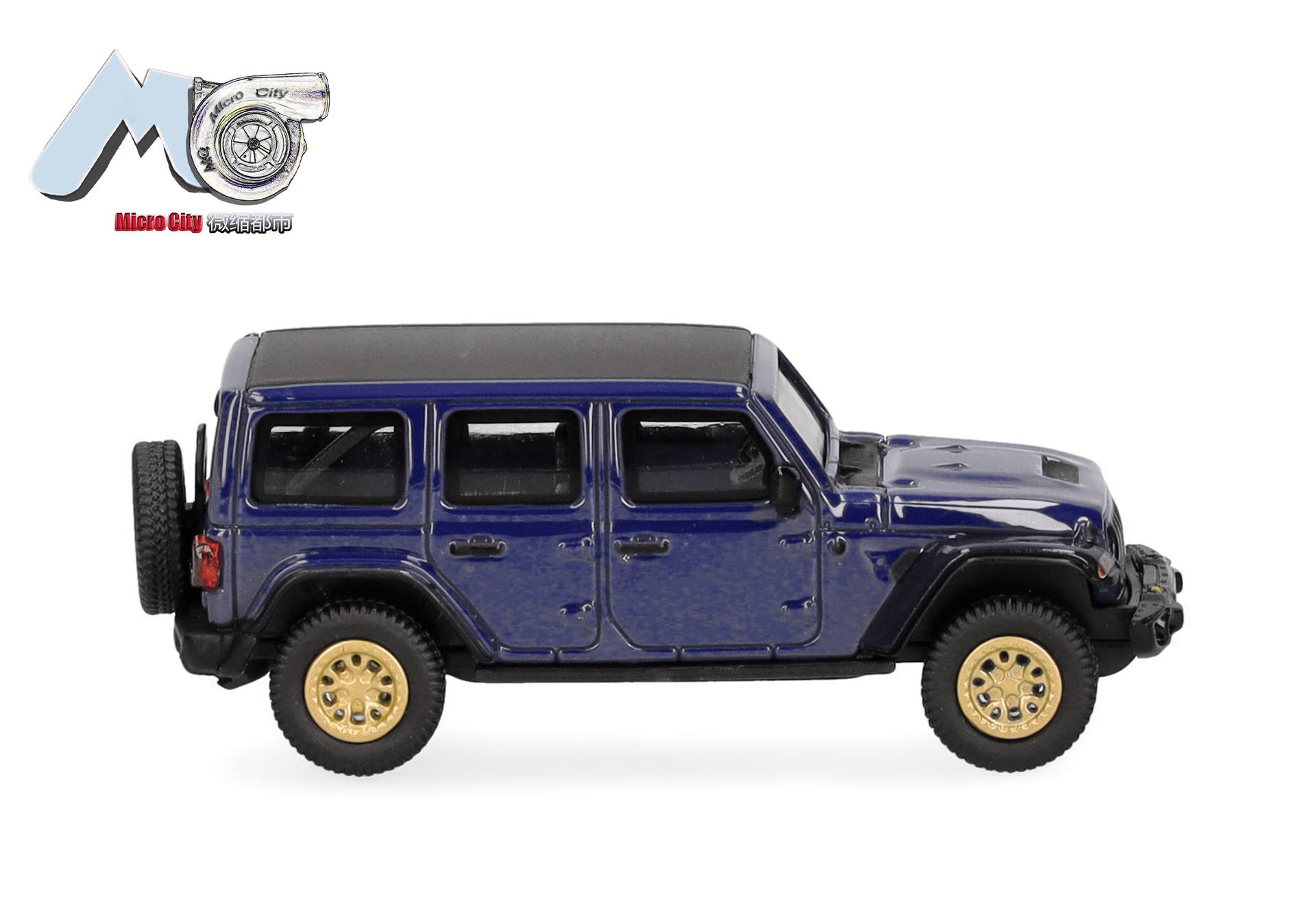 Herpa MicroCity 87MC000013 | Jeep Wrangler (ab 2017) | blau | 1:87