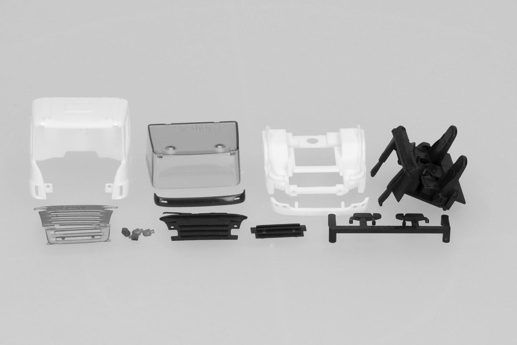 Herpa 082129 Teileservice | Fahrerhaus Scania M09 mit Rundumleuchten | 1:87