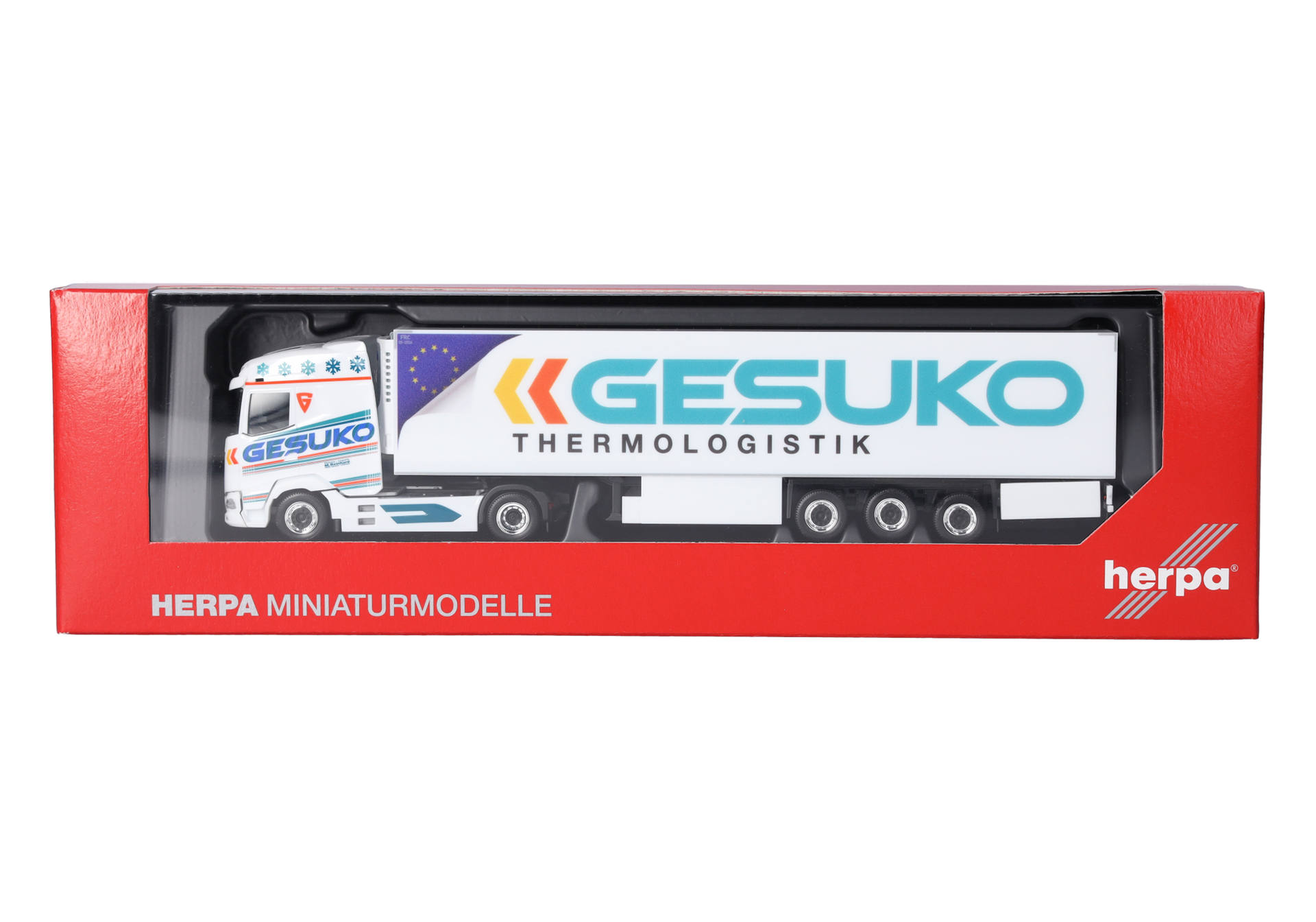 Herpa 320641 | DAF XG Kühlkoffer-Sattelzug | GESUKO | 1:87